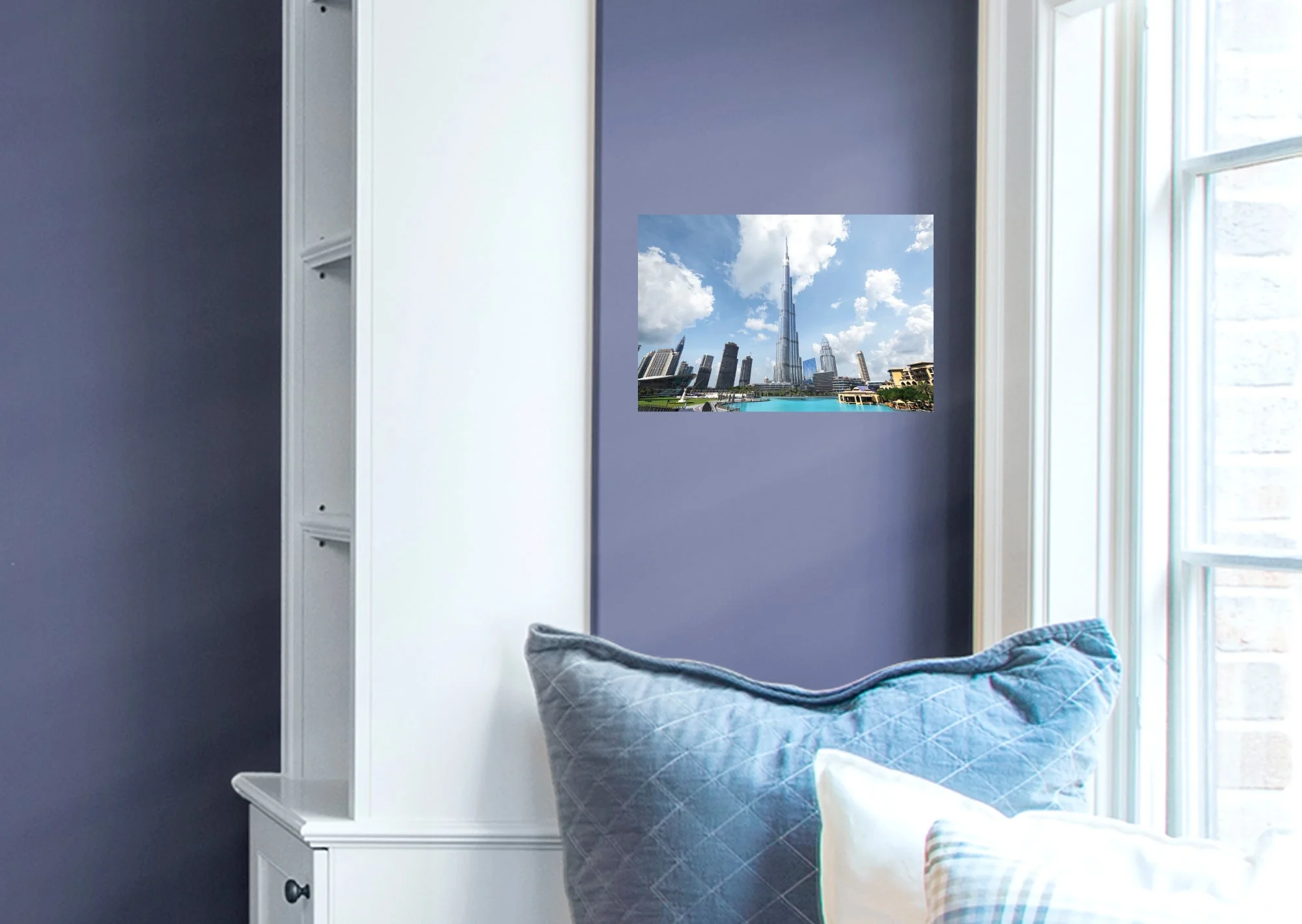 Popular Landmarks: Burj Khalifa Realistic Poster - Removable Adhesive Decal - Image 6