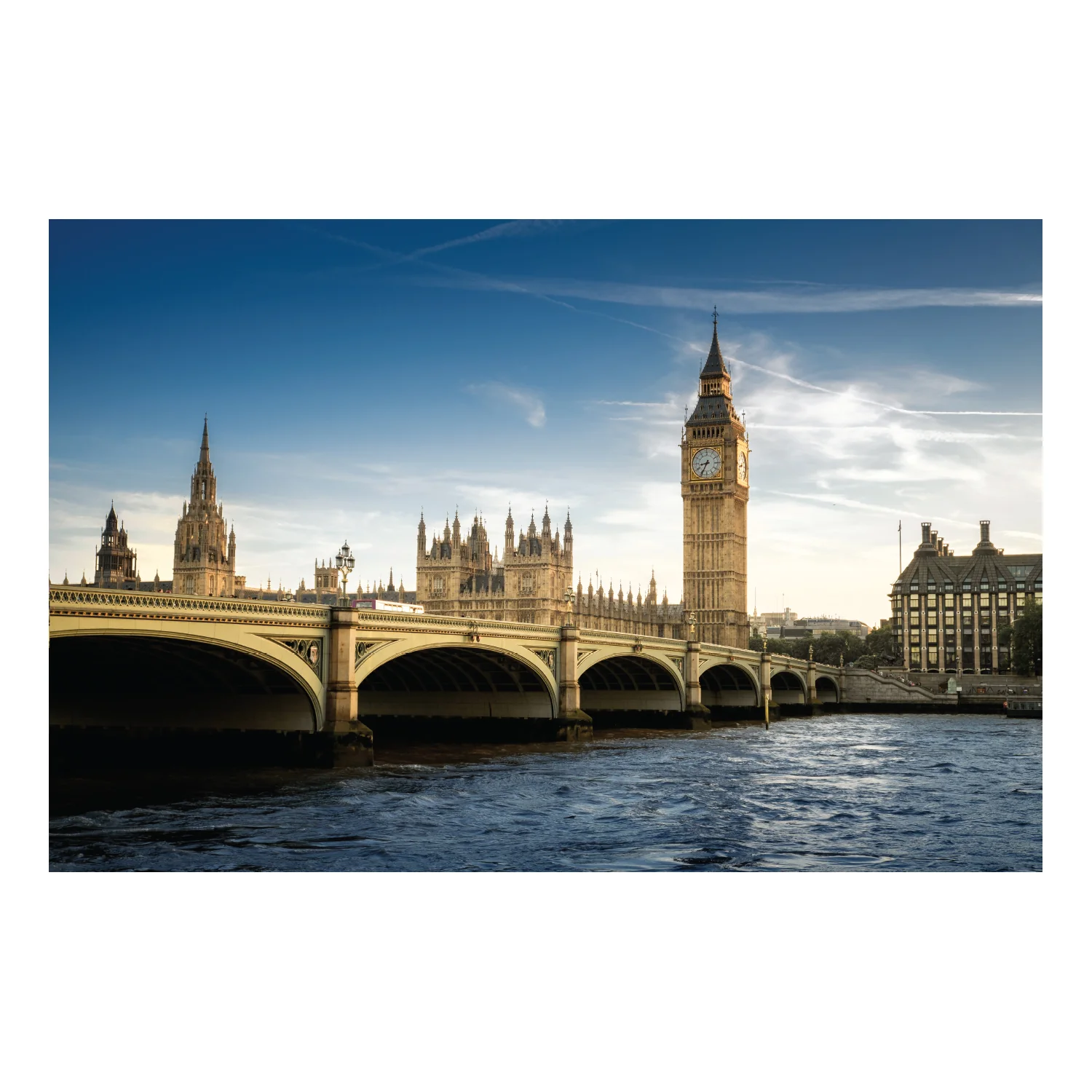 Popular Landmarks: London Realistic Poster - Removable Adhesive Decal - Image 3