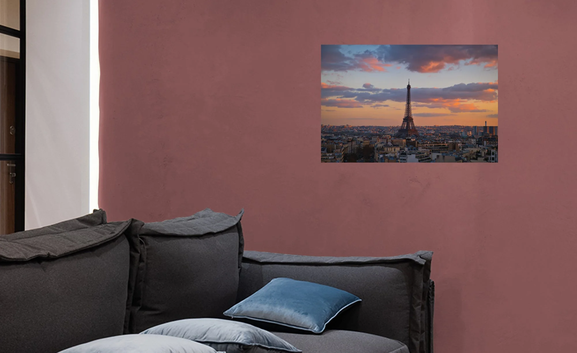 Popular Landmarks: Paris Realistic Poster - Removable Adhesive Decal - Image 5