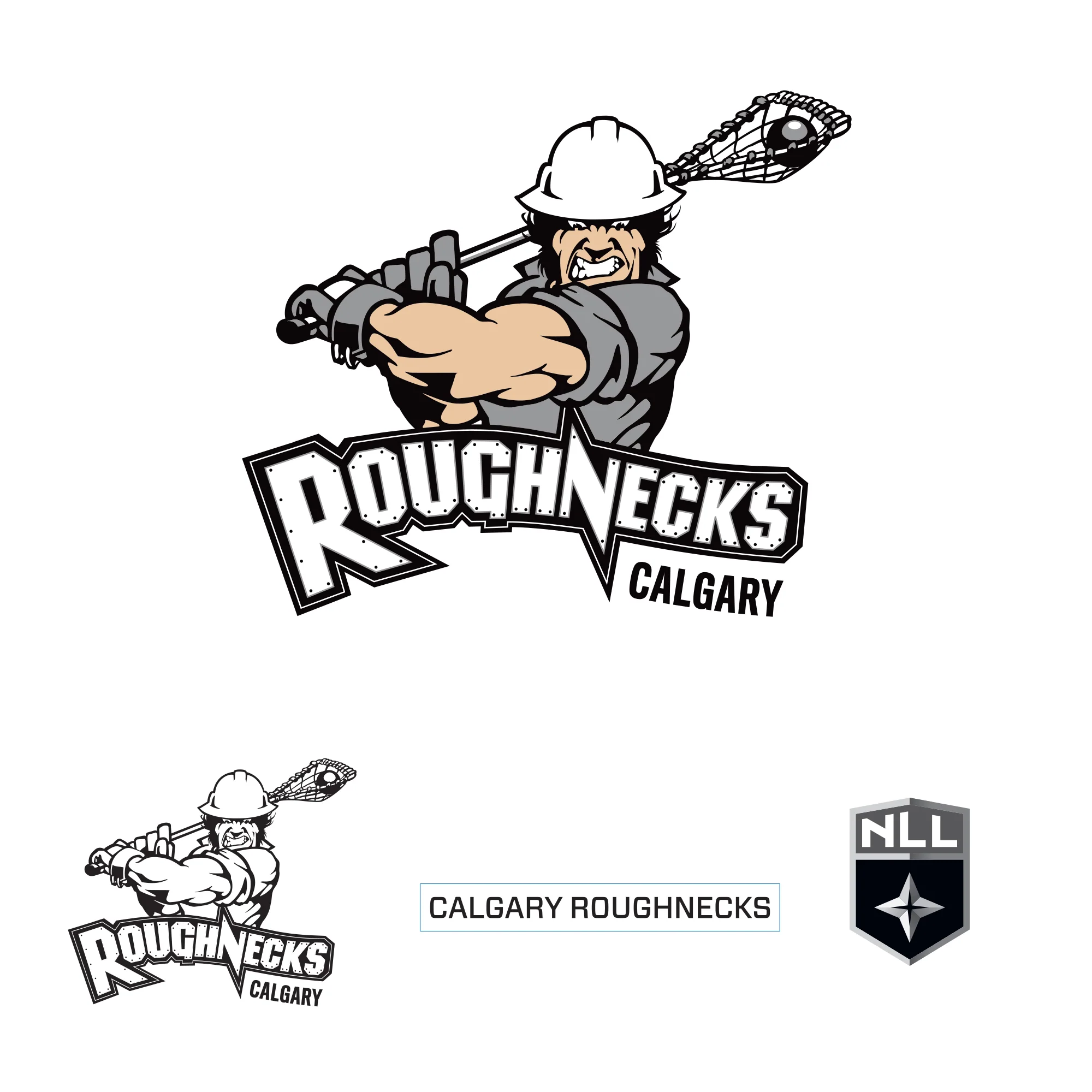 Calgary Roughnecks:   Logo        - Officially Licensed NLL Removable     Adhesive Decal - Image 3
