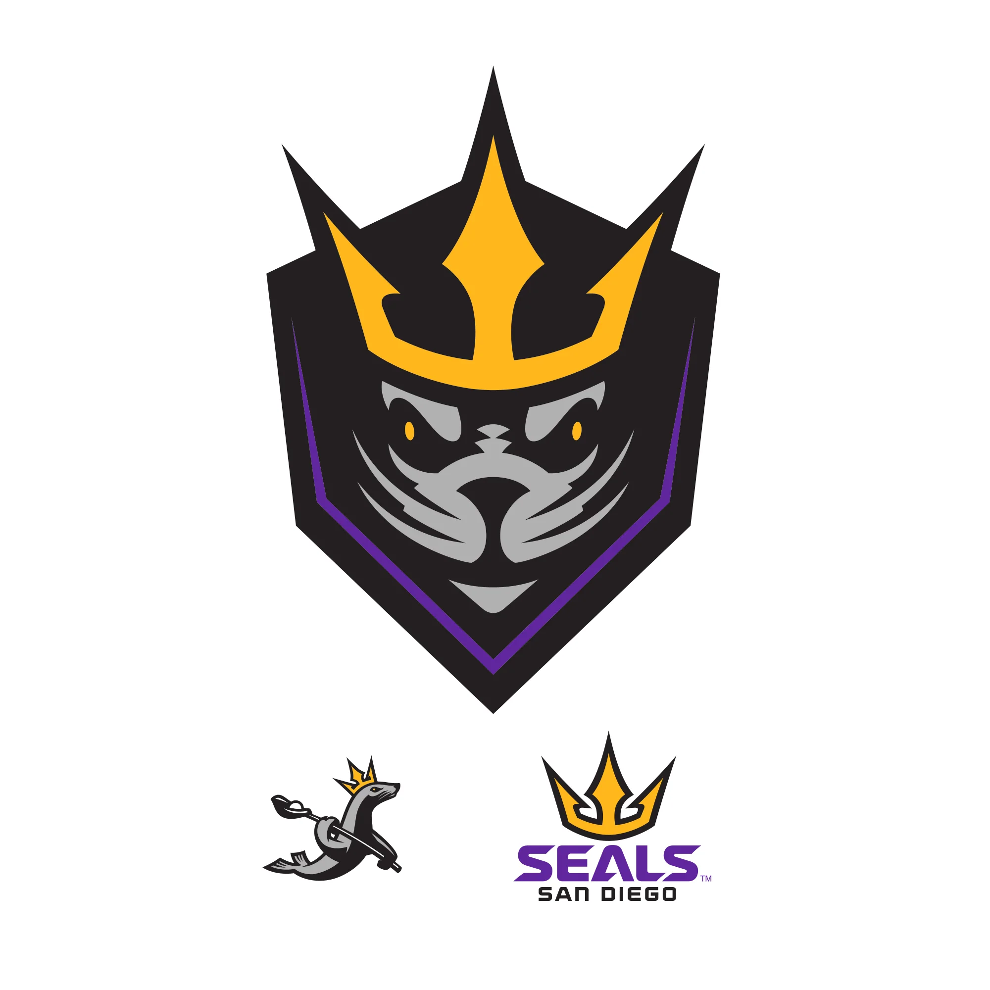 San Diego Seals:   Logo        - Officially Licensed NLL Removable     Adhesive Decal - Image 7