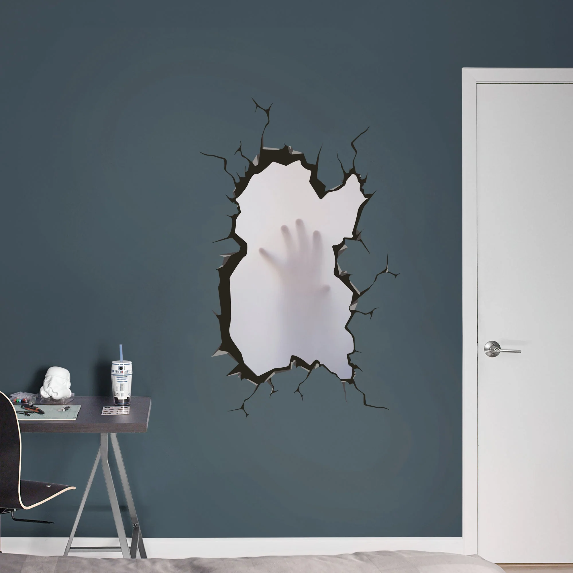 Scary Hole Instant Window        -   Removable     Adhesive Decal - Image 2