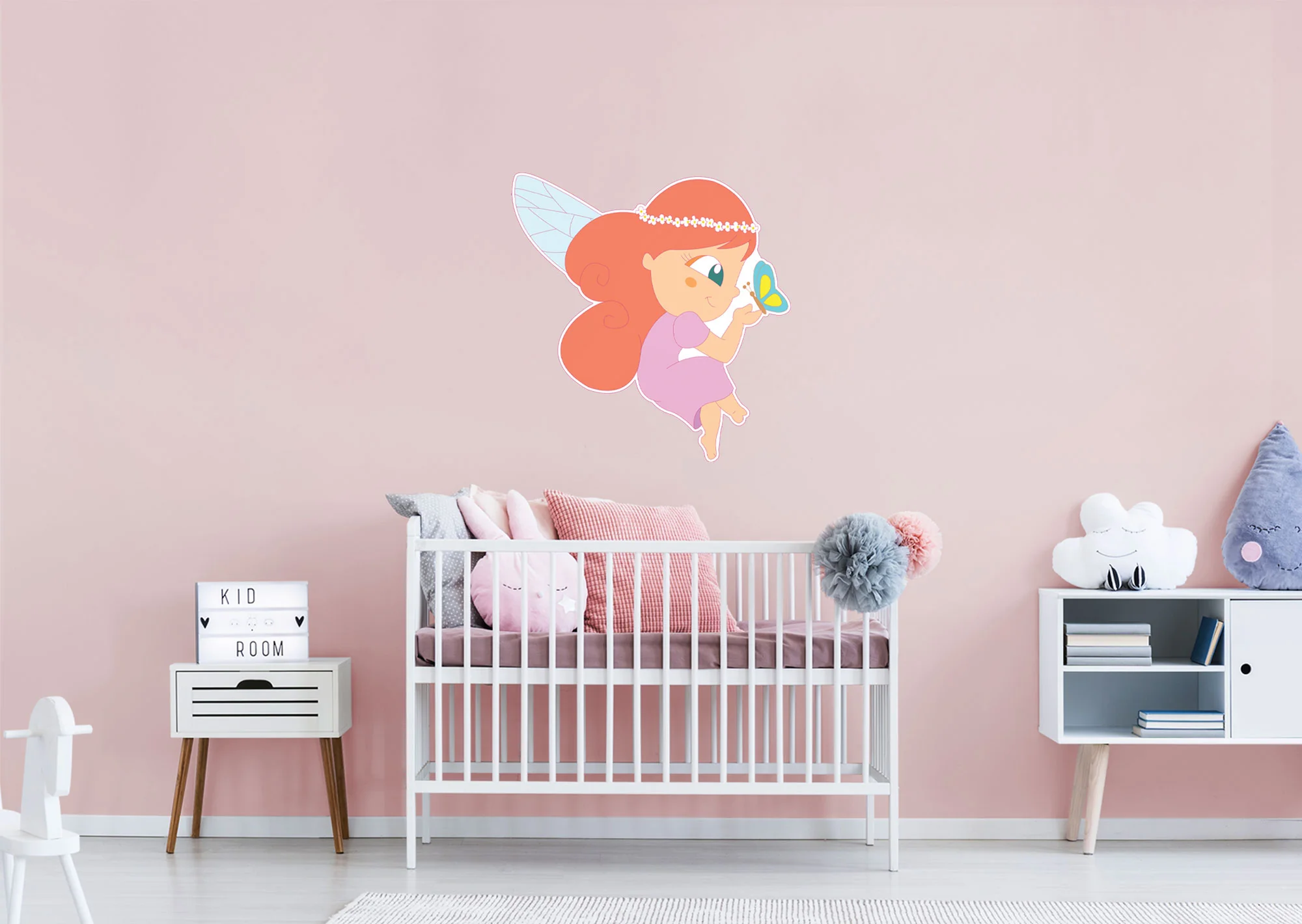 Nursery: Nursery Butterfly Icon - Removable Adhesive Decal - Image 2