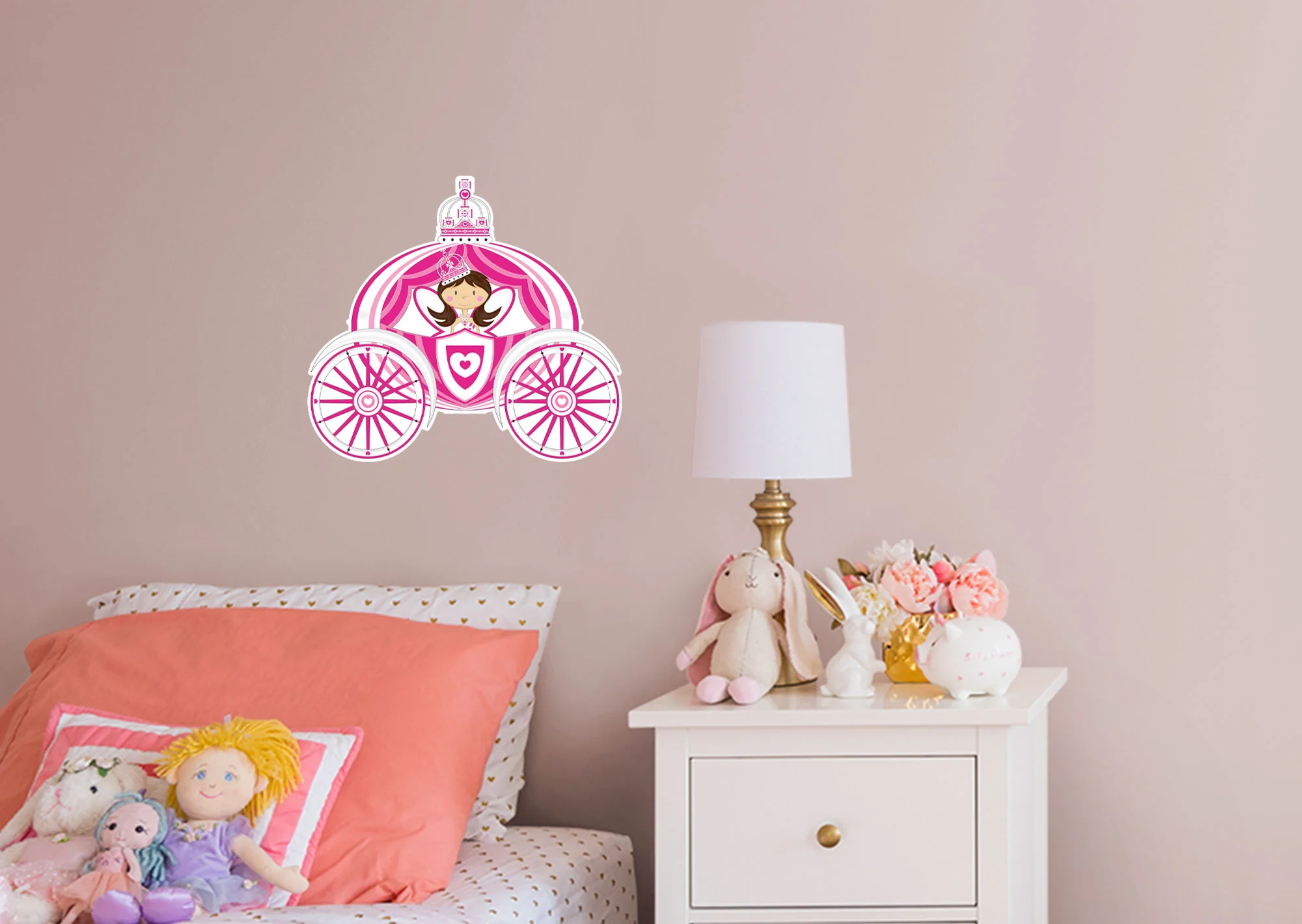Nursery: Fancy Carriage Icon - Removable Adhesive Decal - Image 3