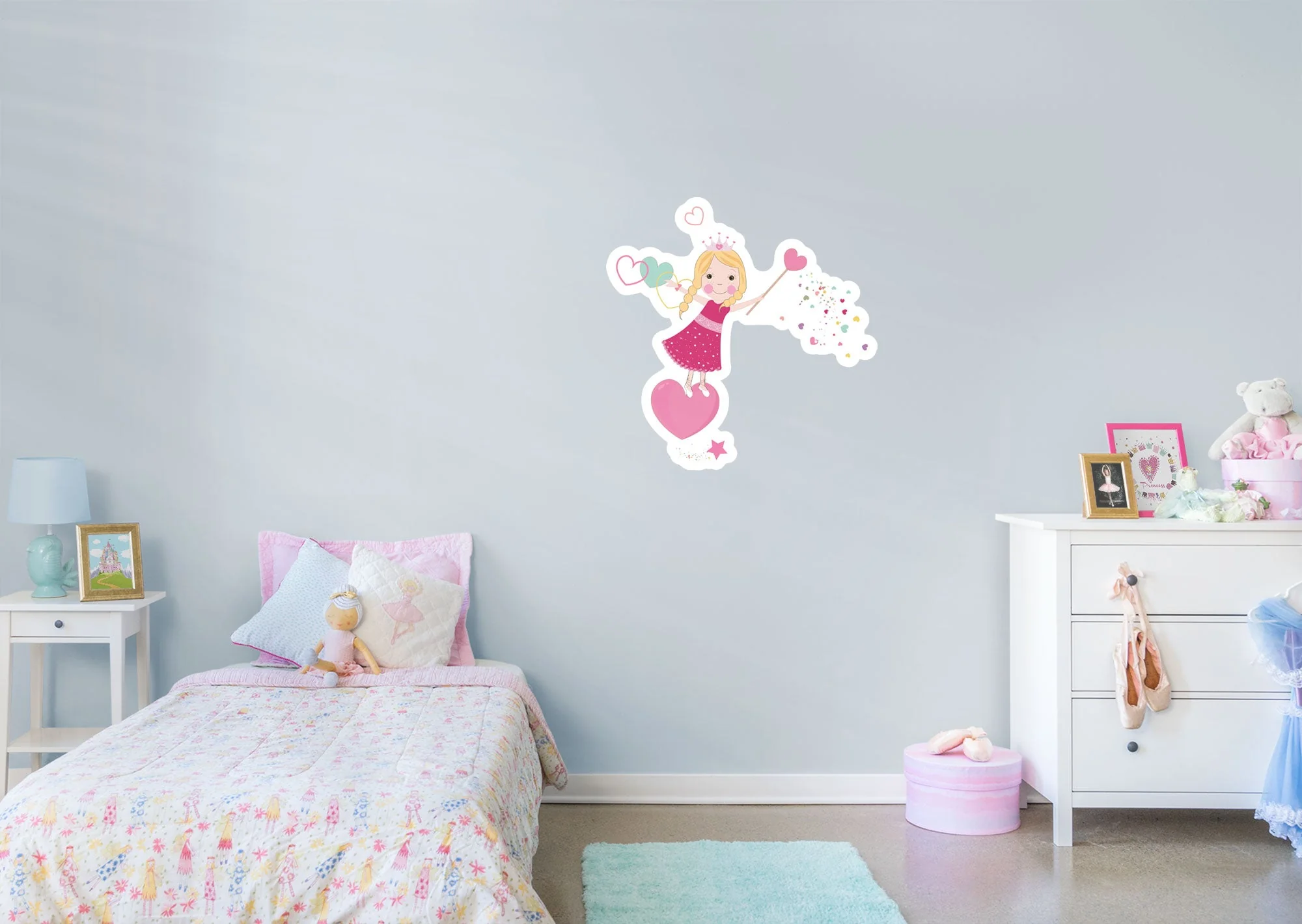 Nursery: Hearts Icon - Removable Adhesive Decal - Image 5