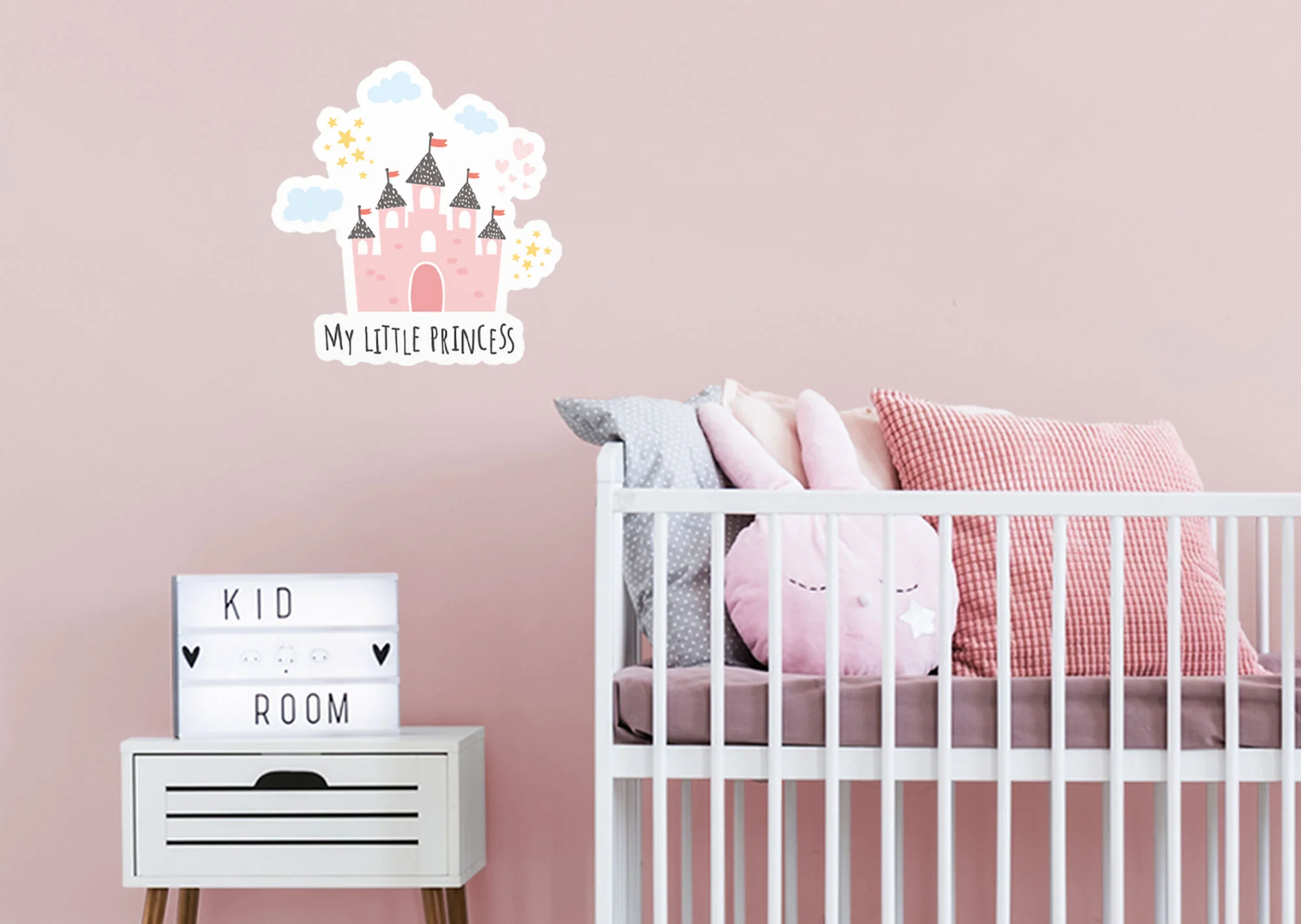 Nursery:  My Little Princess Icon        -   Removable     Adhesive Decal - Image 3