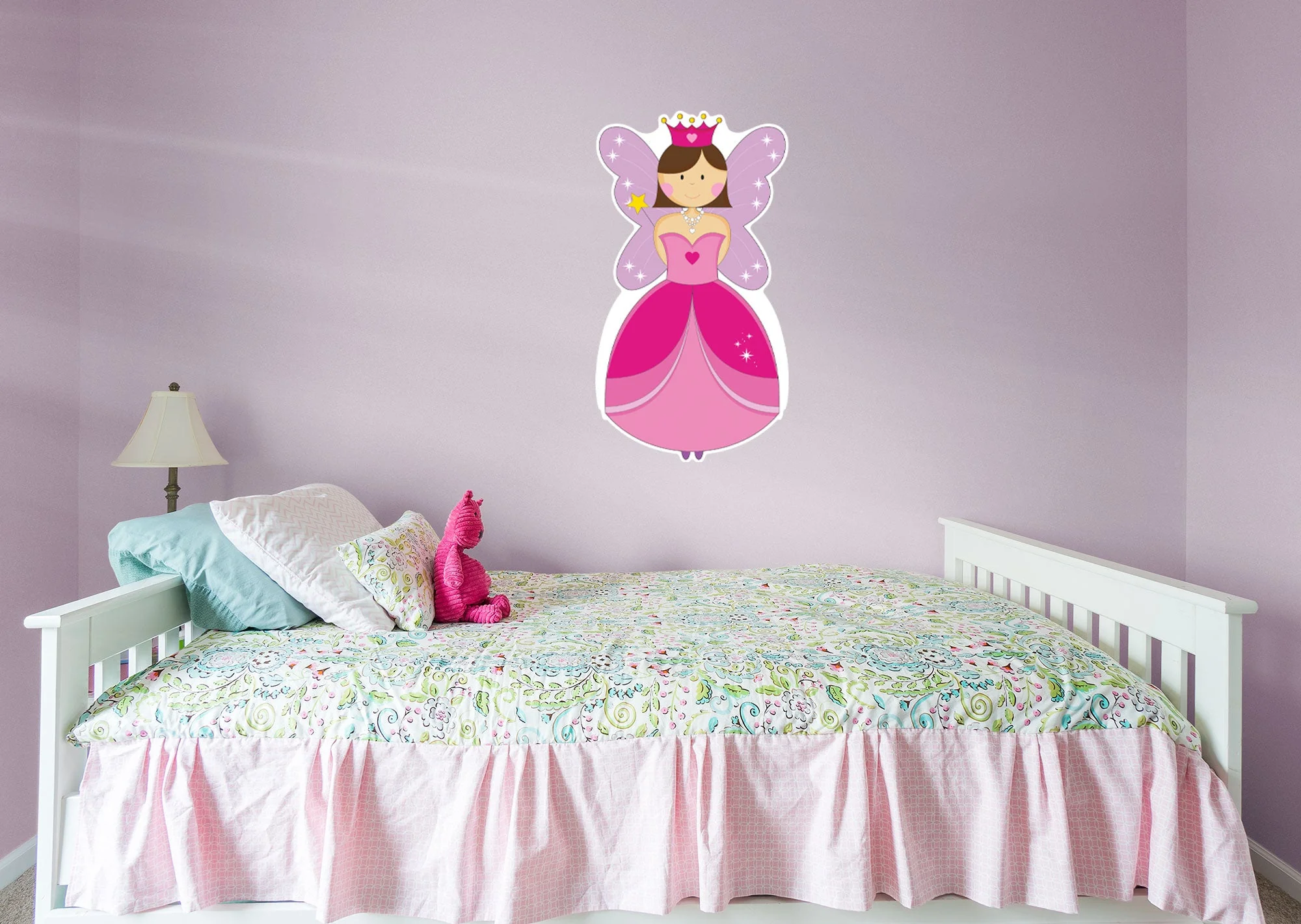 Nursery: Nursery Pink Fairy Icon        -   Removable     Adhesive Decal - Image 4