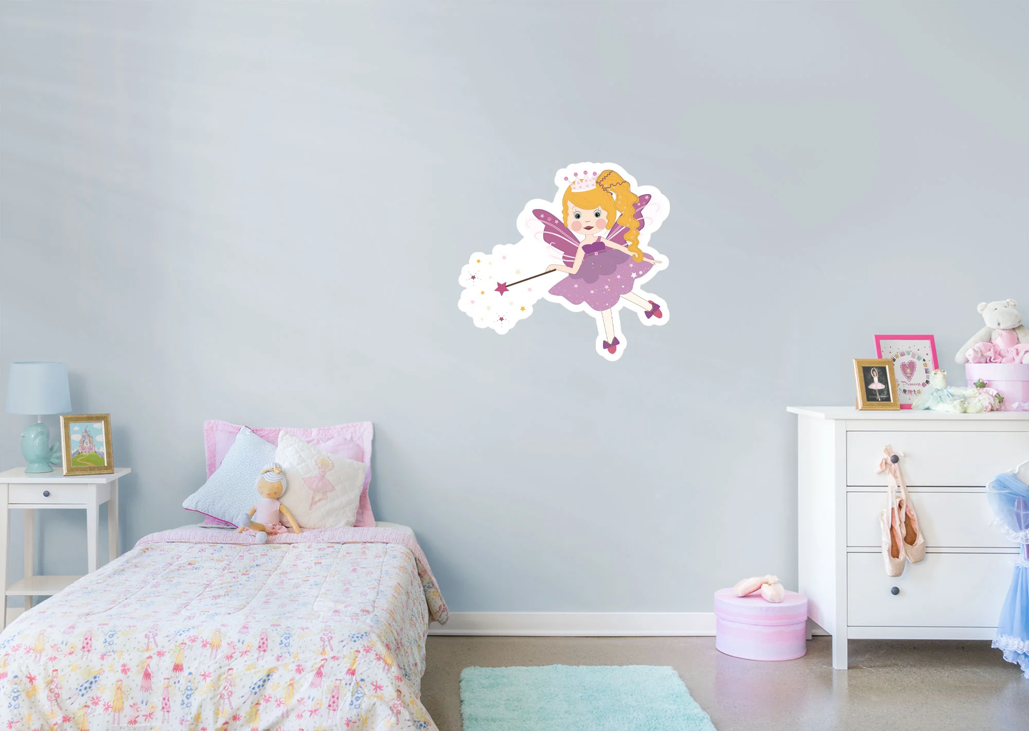 Nursery:  Stardust Princess Icon        -   Removable     Adhesive Decal - Image 2
