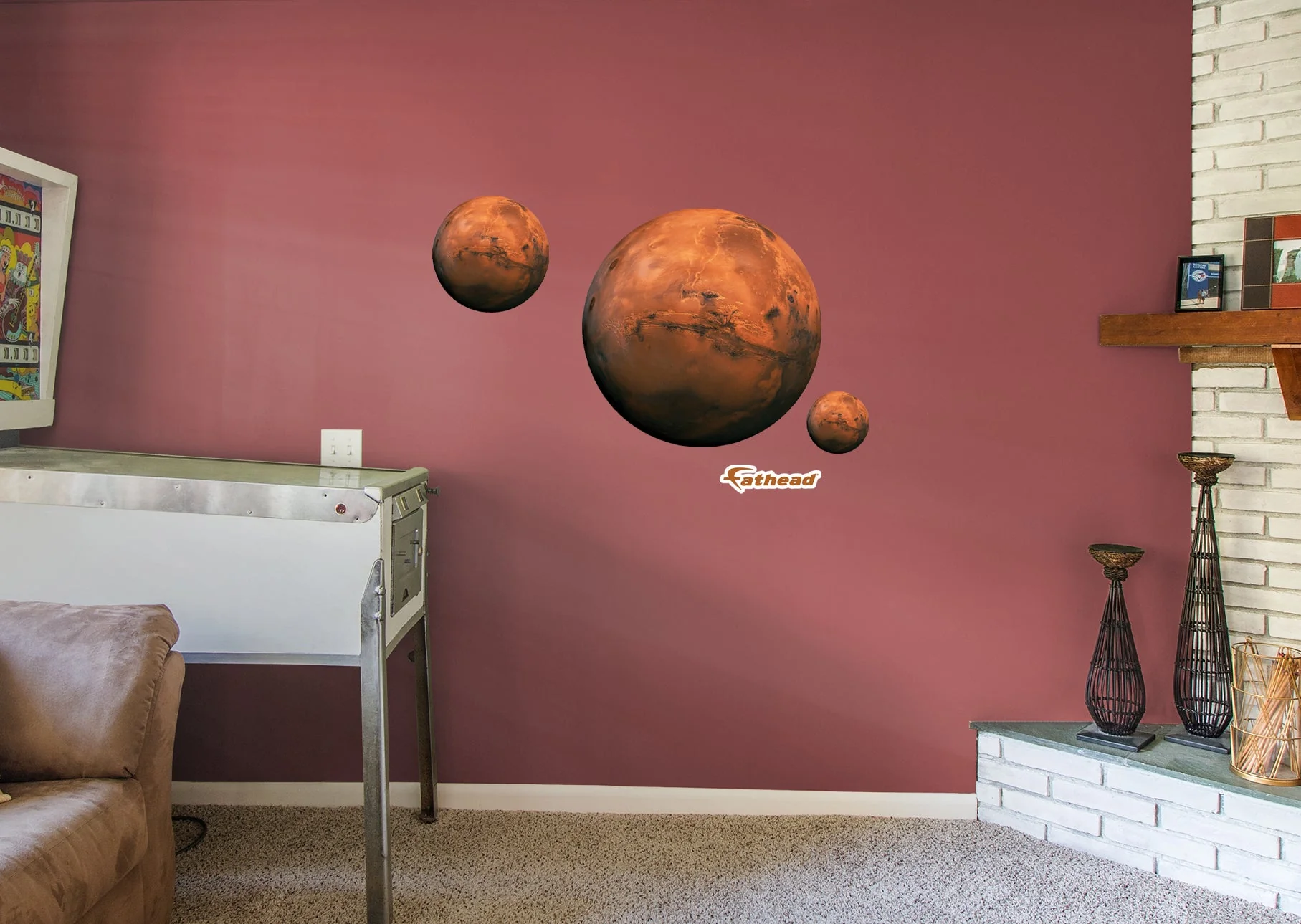 Planets: Mars RealBig - Removable Adhesive Decal - Image 7