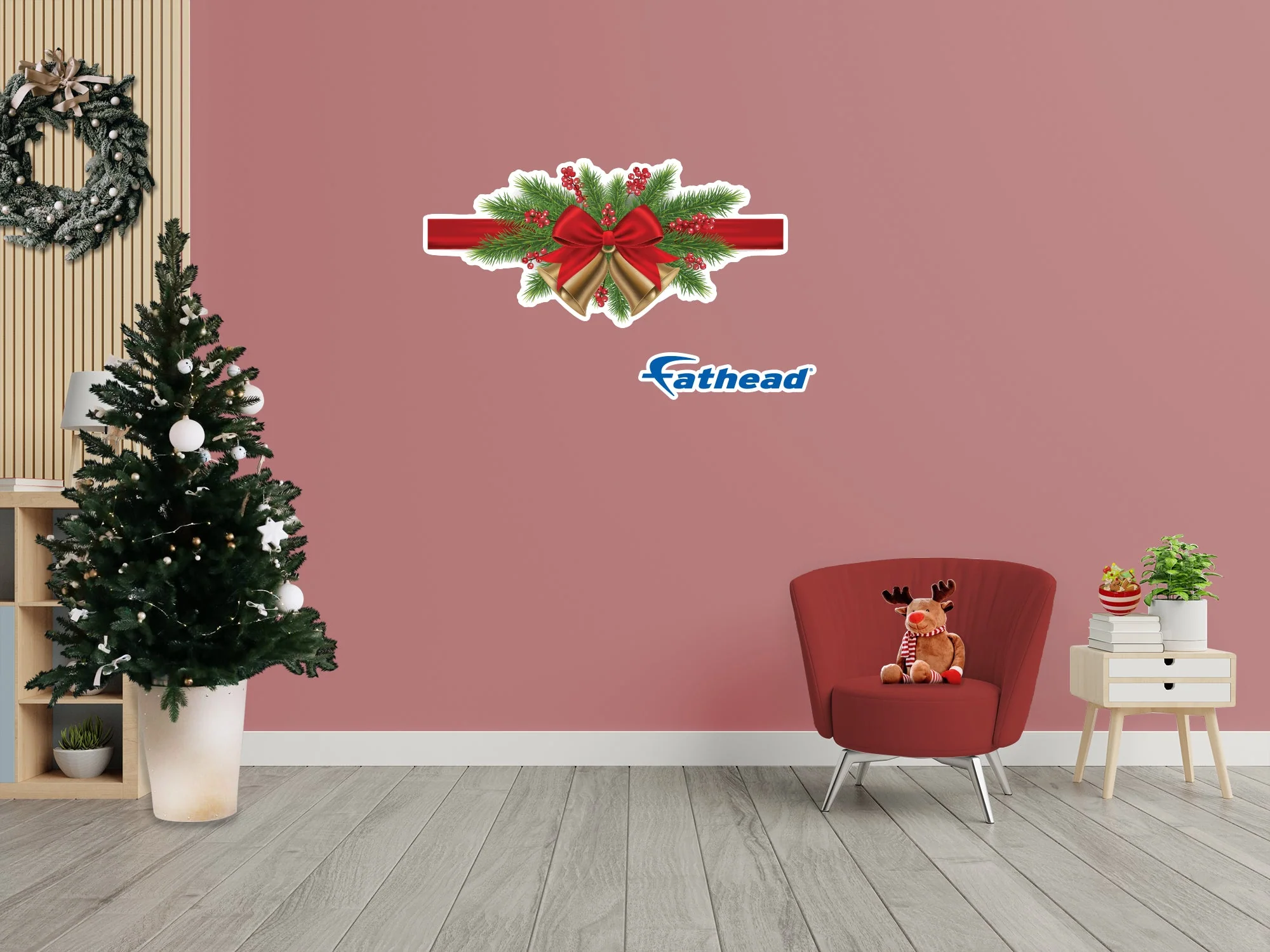 Christmas: Bow Icon - Removable Adhesive Decal - Image 5