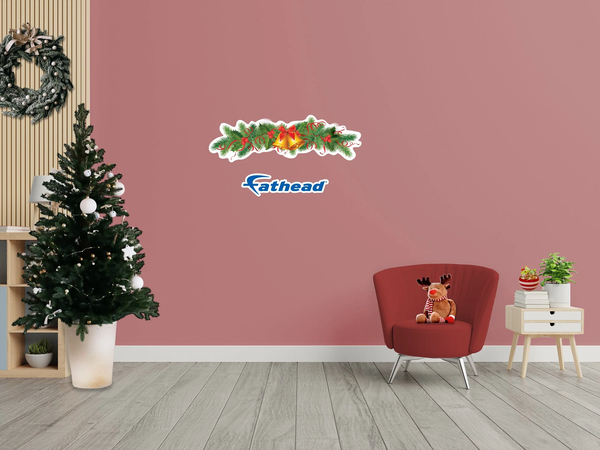 Christmas: Yellow Bells Icon - Removable Adhesive Decal - Image 5