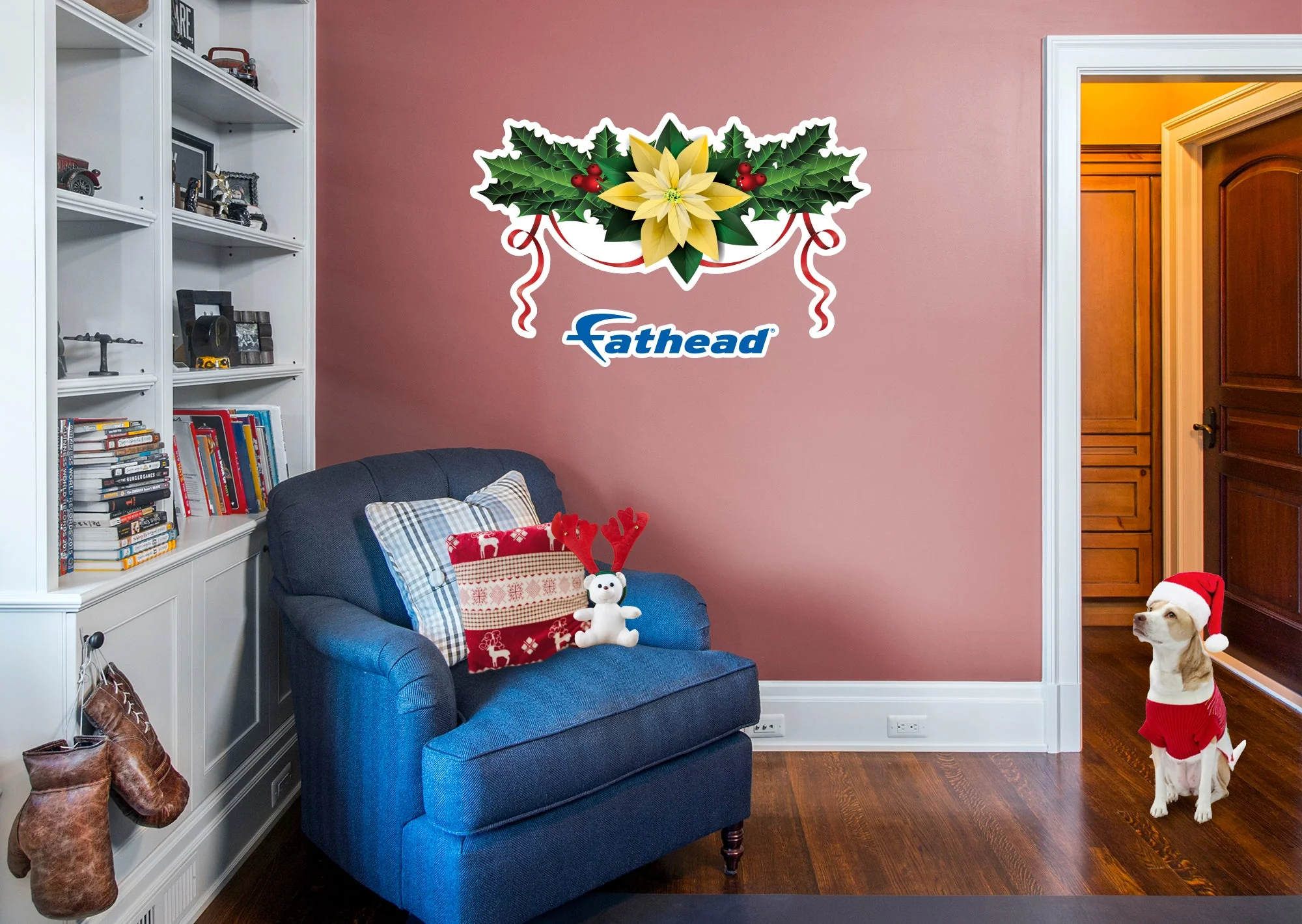 Christmas: Yellow Flower Icon - Removable Adhesive Decal - Image 4