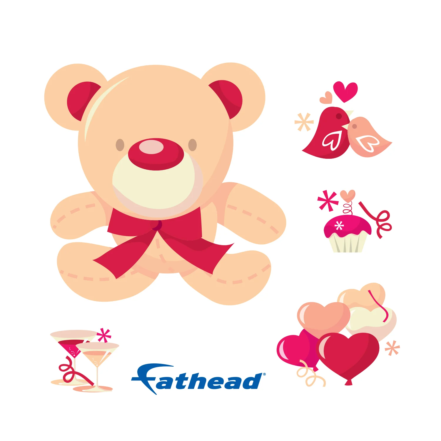 Valentine's Day: Lovely Icon - Removable Adhesive Decal - Image 2