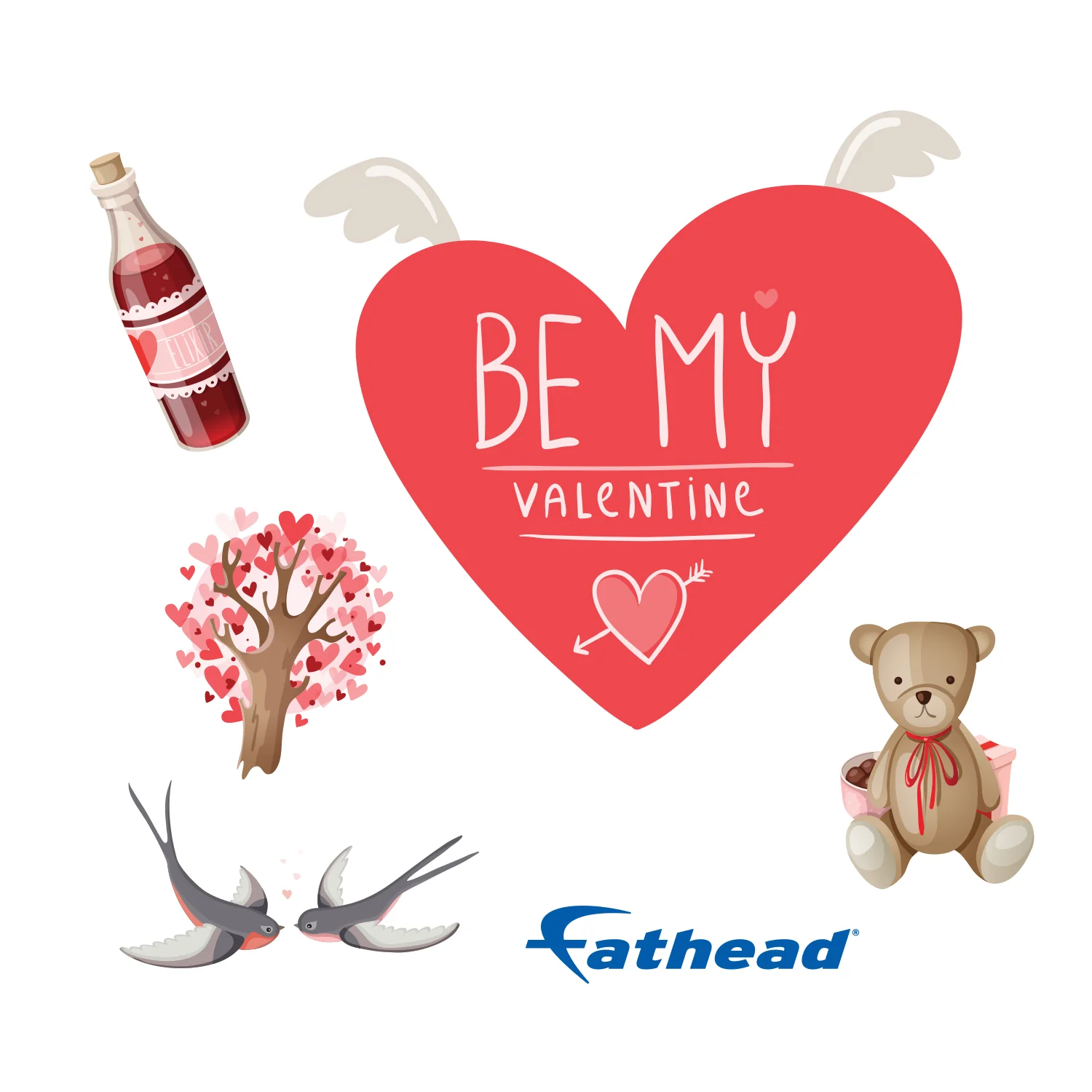 Valentine's Day: The Elixir of Love Icon - Removable Adhesive Decal - Image 2