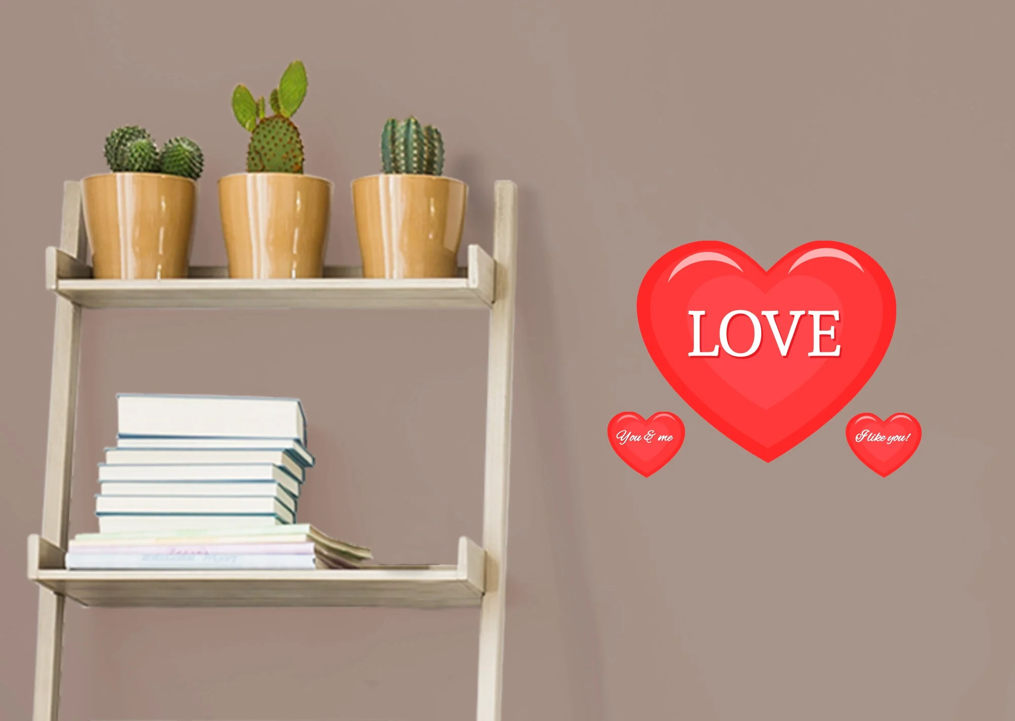 Valentine's Day: Love Icon - Removable Adhesive Decal - Image 6