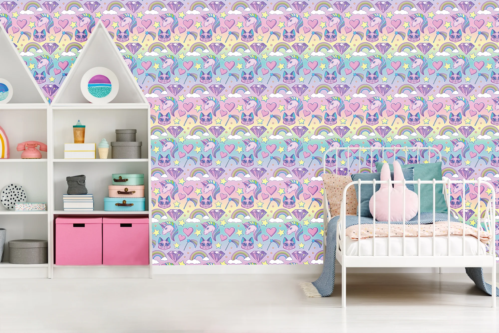 Children: Ezra Kids - Peel & Stick Wallpaper