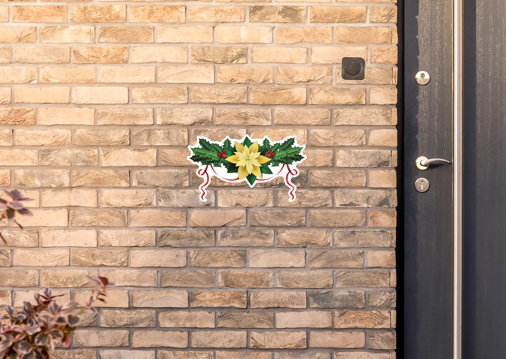Christmas: Yellow Flower - Outdoor Graphic - Image 2