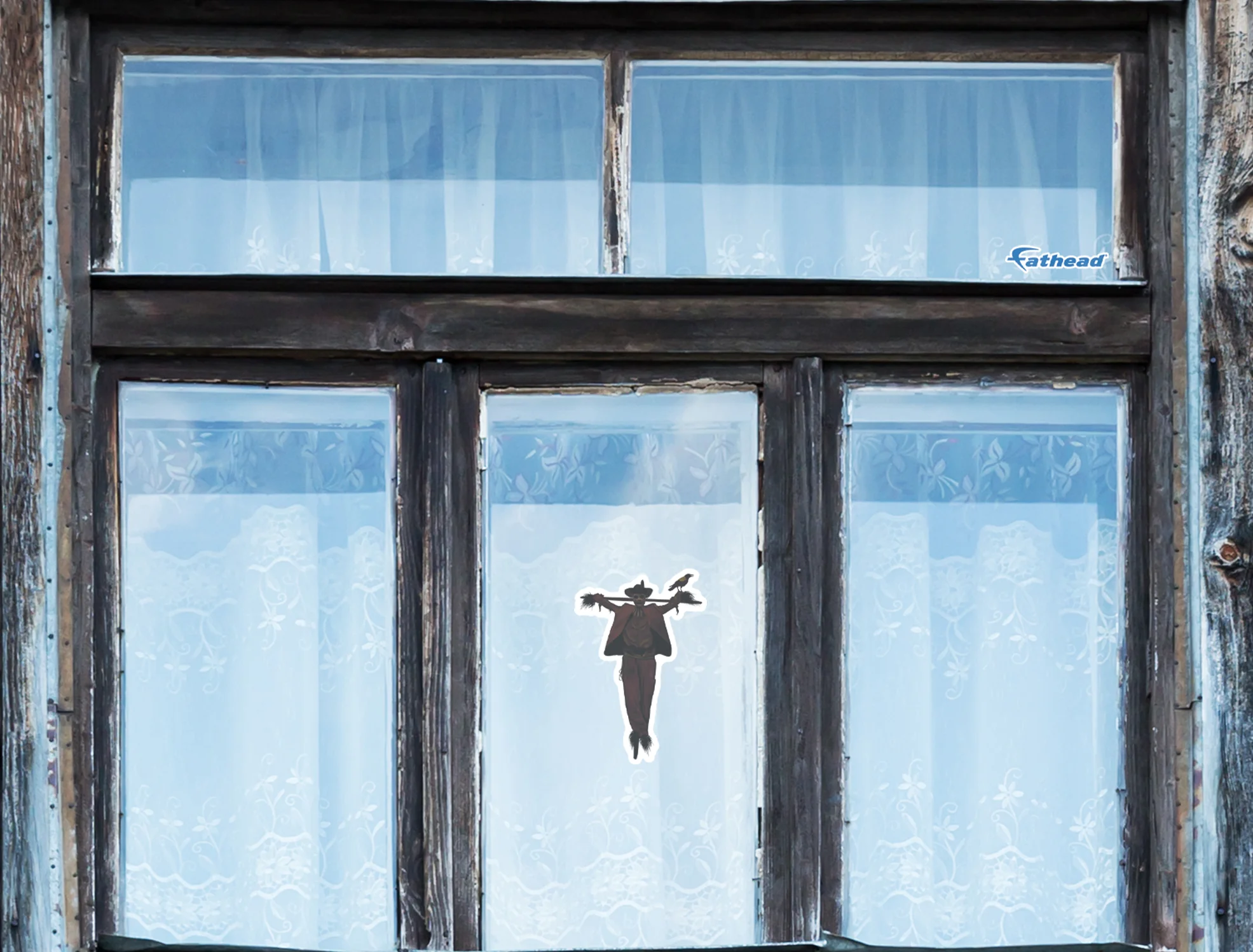 Halloween: Scarecrow Window Clings - Removable Window Static Decal - Image 2