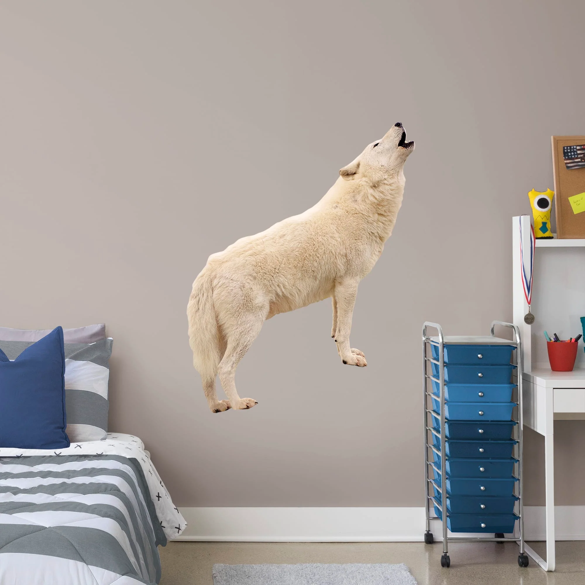 Howling Wolf - Removable Vinyl Decal - Image 5