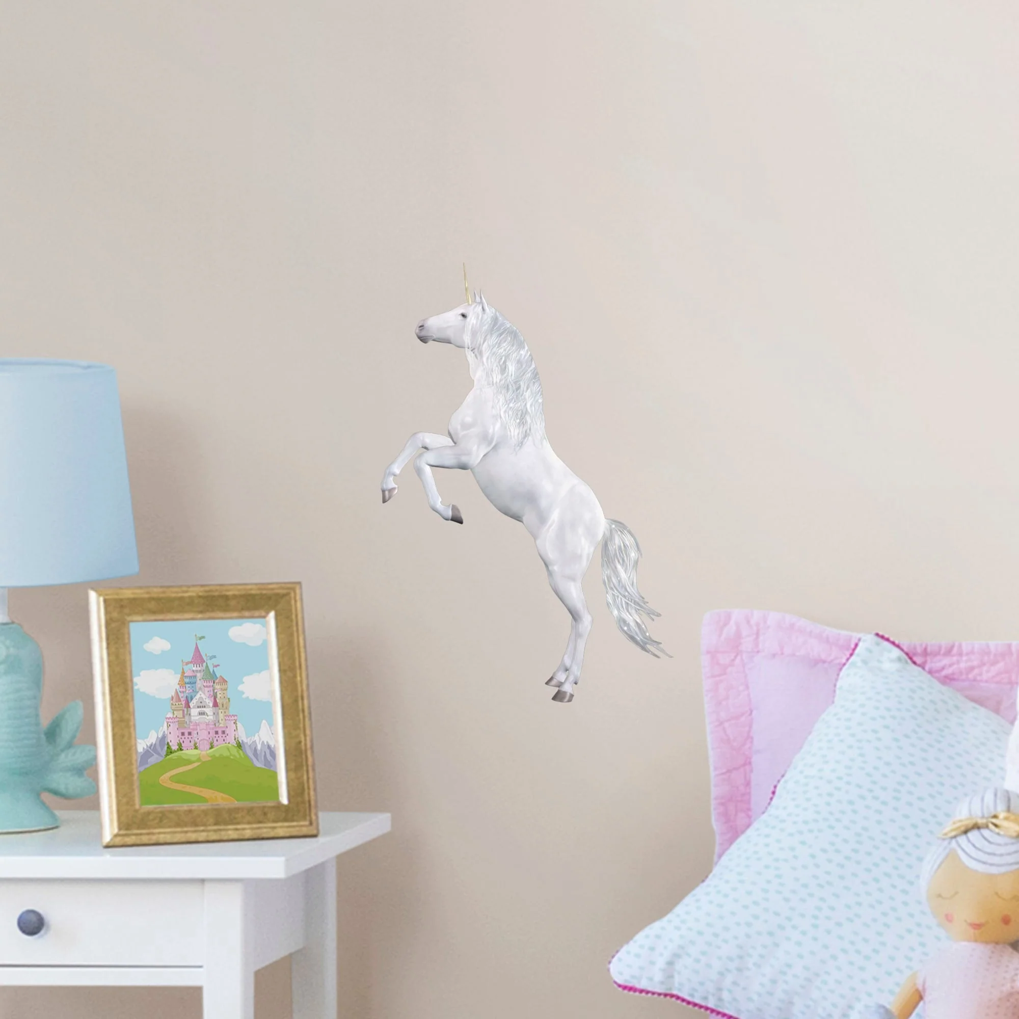 Unicorn        -   Removable     Adhesive Decal - Image 3