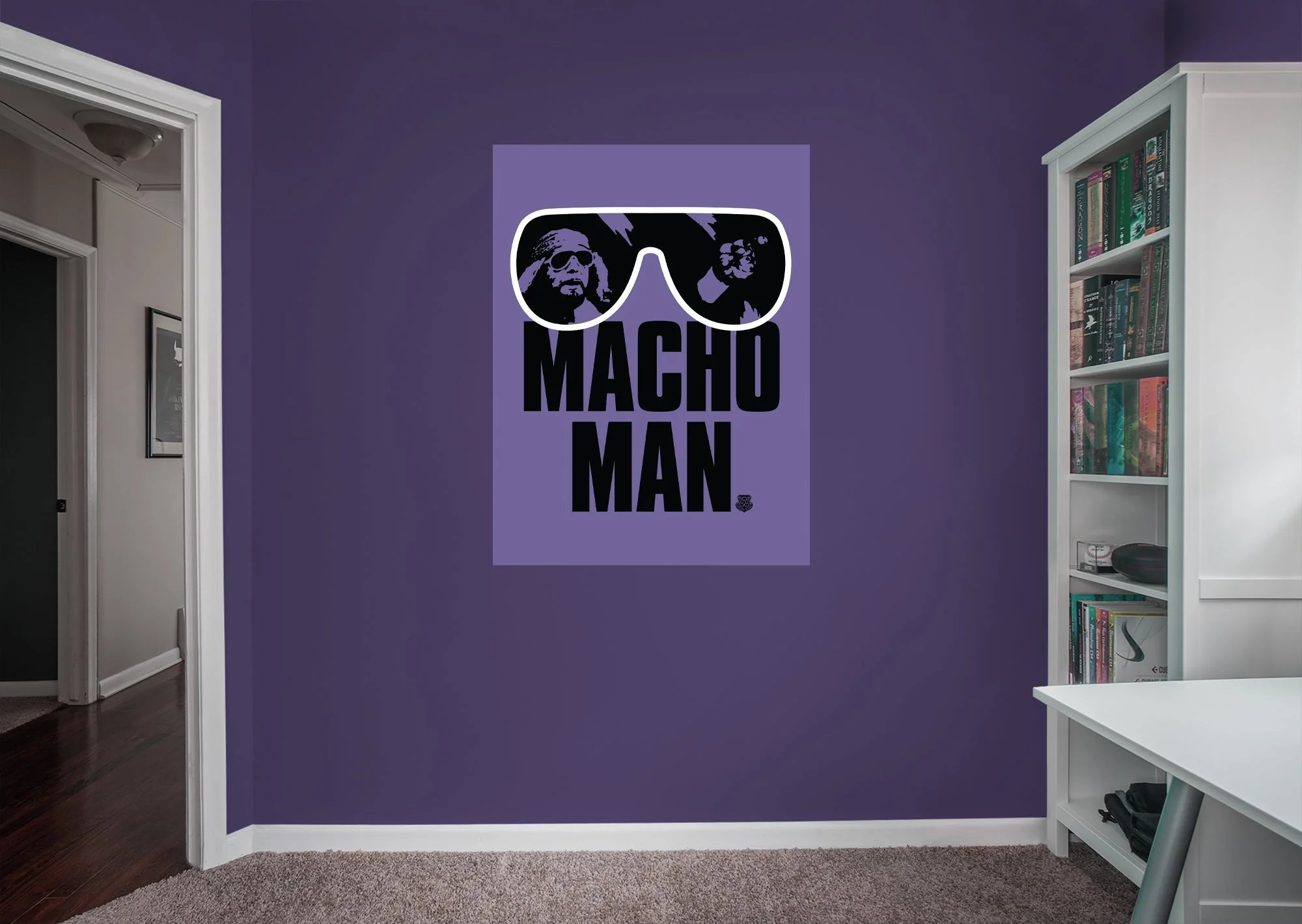 Macho Man Randy Savage - Peel & Stick Poster - Official WWE - Reusable Vinyl Wall Decal - Image 4
