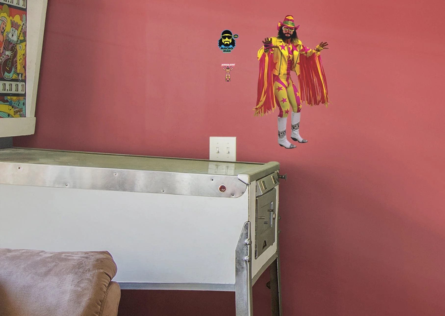 Macho Man Randy Savage - RealBig Collection - Official WWE - Reusable Vinyl Wall Decals #2 - Image 4