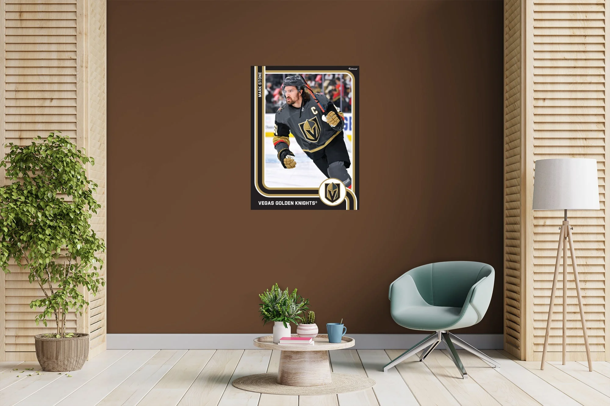 Mark Stone - Peel & Stick Poster - Official NHL - Vegas Golden Knights - Reusable Vinyl Wall Decal - Image 5