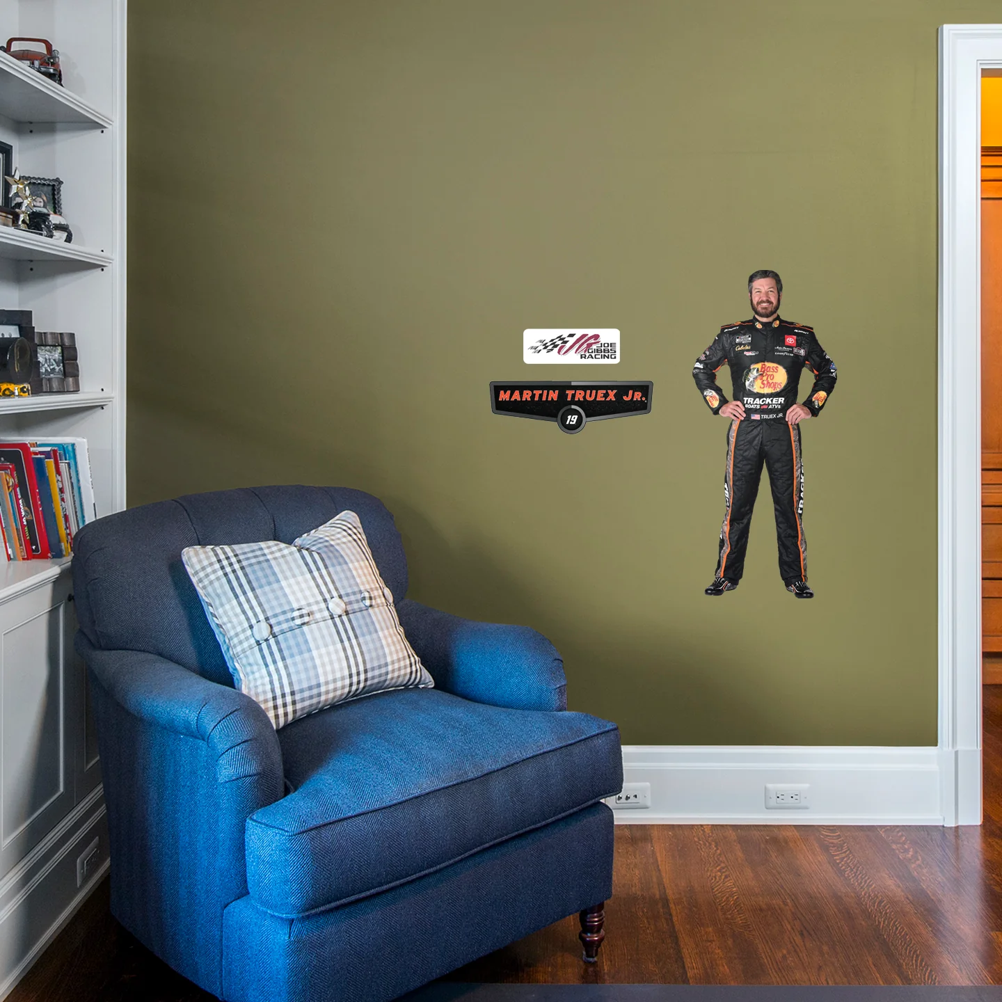 Martin Truex Jr. - RealBig Driver Collection - Official NASCAR - Reusable Vinyl Wall Decals - Image 4