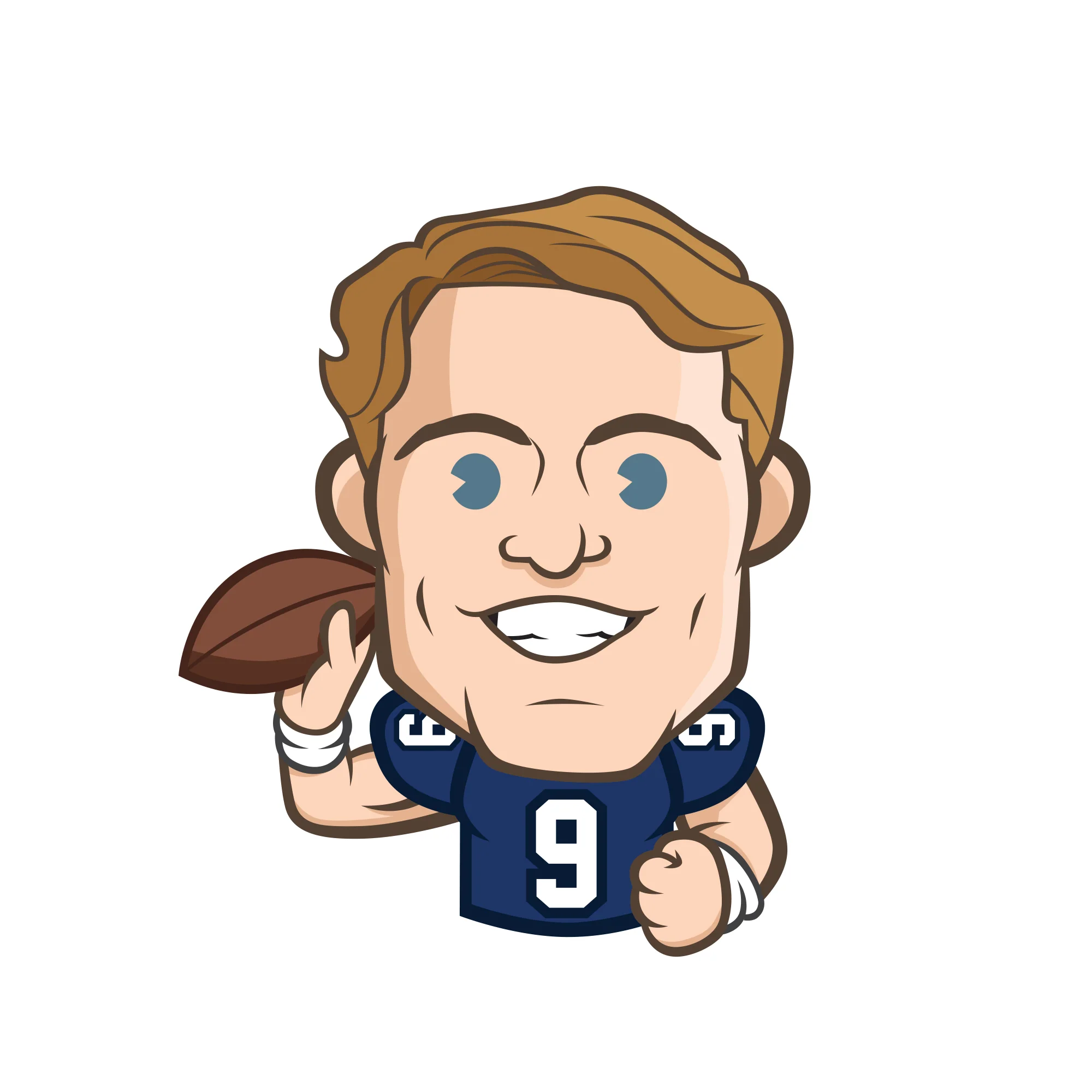 Matthew Stafford Emoji - Big Head - Official NFLPA - Los Angeles Rams - Foam Core Cutout - Image 2