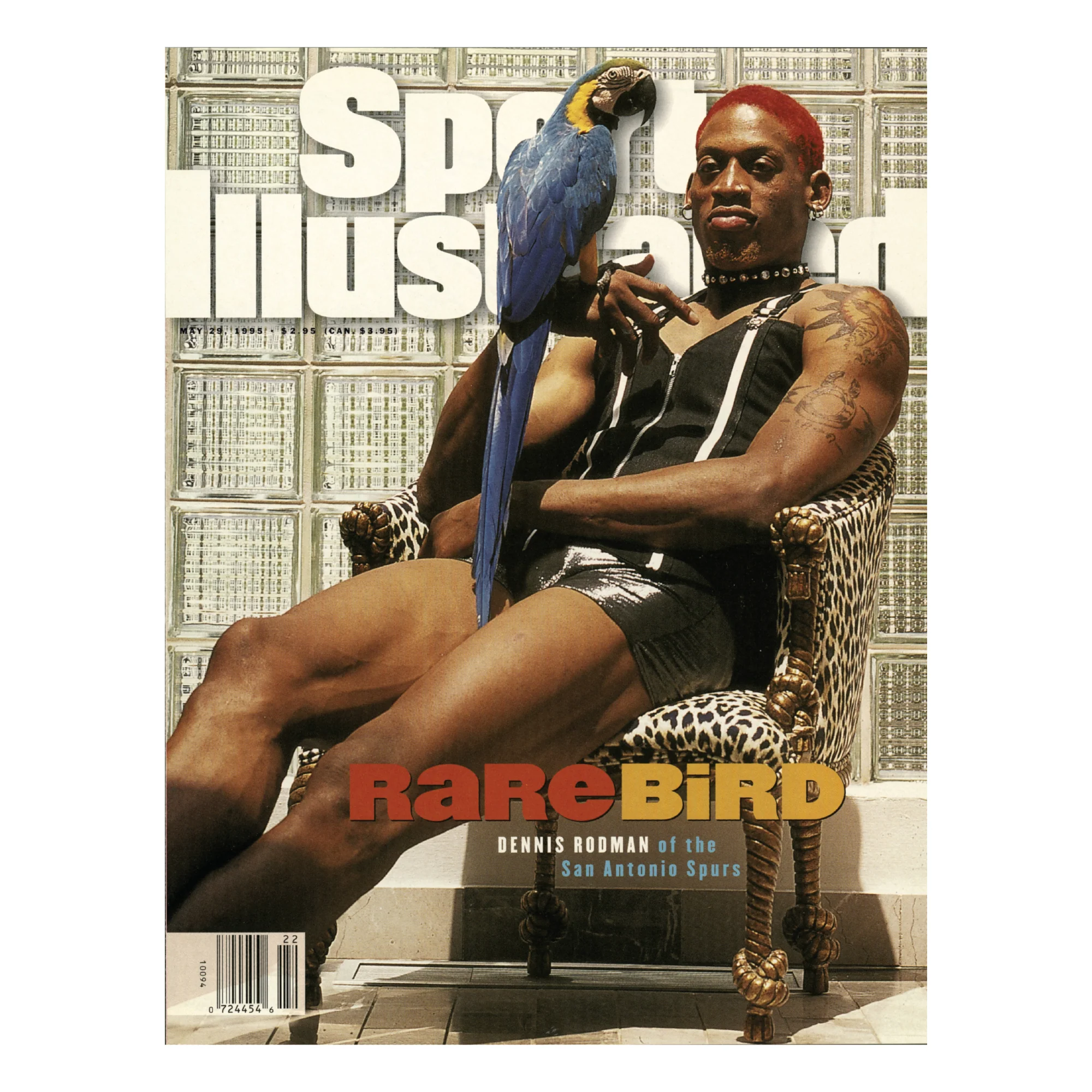 May 1995 Sports Illustrated Cover - Peel & Stick Poster - Official NBA - San Antonio Spurs - Reusable Vinyl Wall Decal