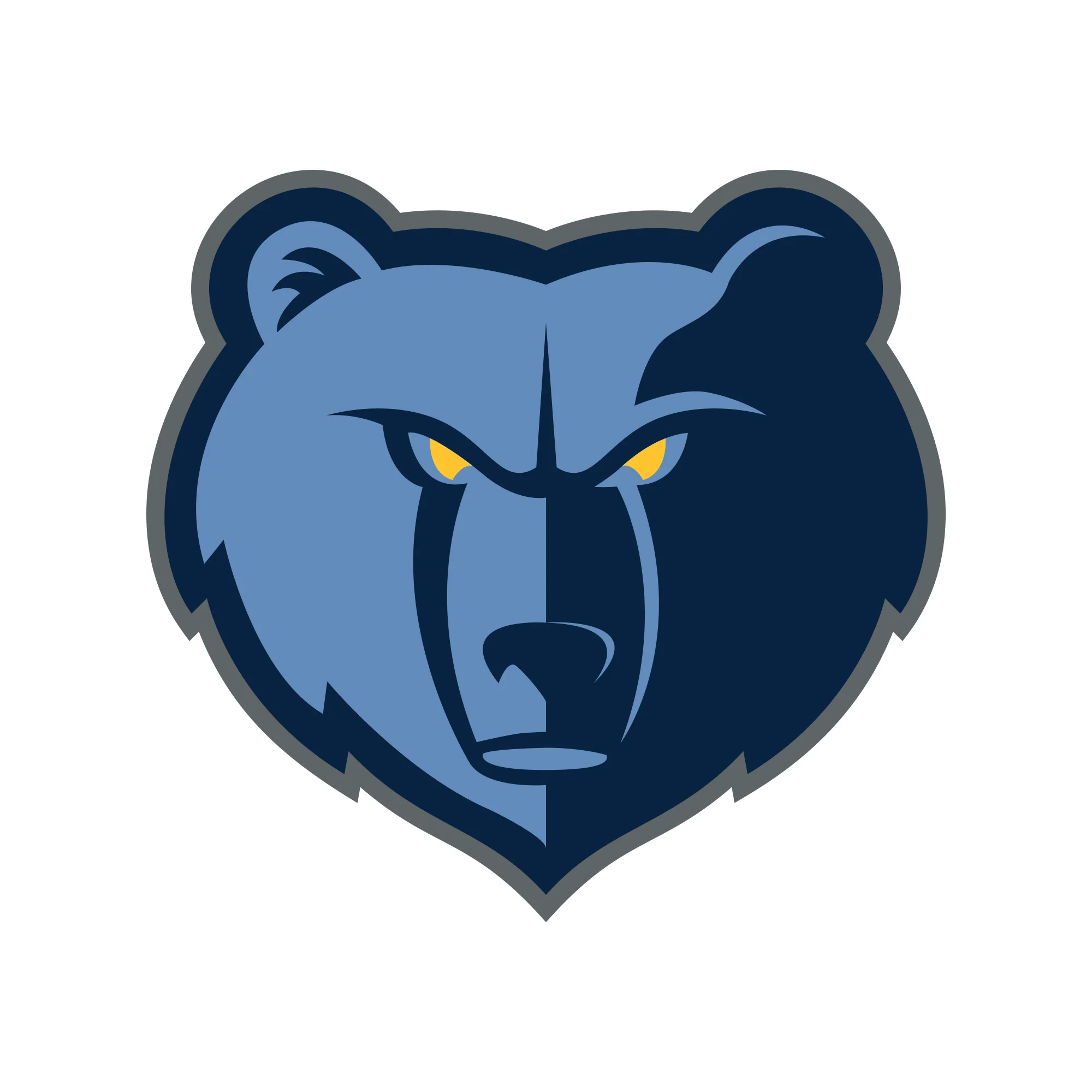 Memphis Grizzlies - 5 Logo Minis (Mixed Sizes) - Official NBA - Reusable Vinyl Decals - Image 2