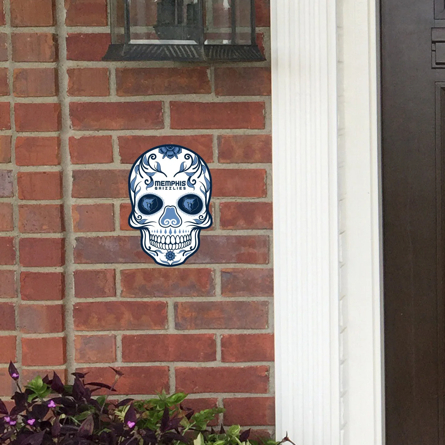 Memphis Grizzlies - Sugar Skull Logo - Outdoor Wall Decals - Official NBA - Scratch Resistant Alumigraphics Smooth - Image 3