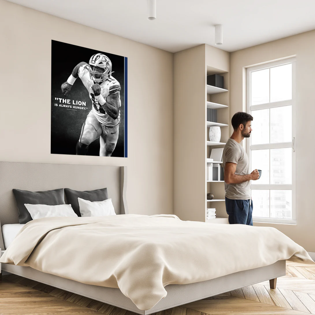 Micah Parsons - Inspirational - Peel & Stick Poster - Official NFL - Dallas Cowboys - Reusable Vinyl Wall Decal - Image 3