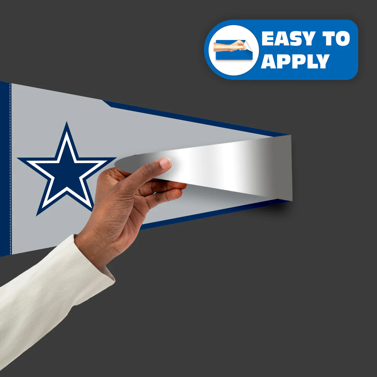 Micah Parsons - RealBig Color Rush Collection - Official NFL - Dallas Cowboys - Reusable Vinyl Wall Decals - Image 4
