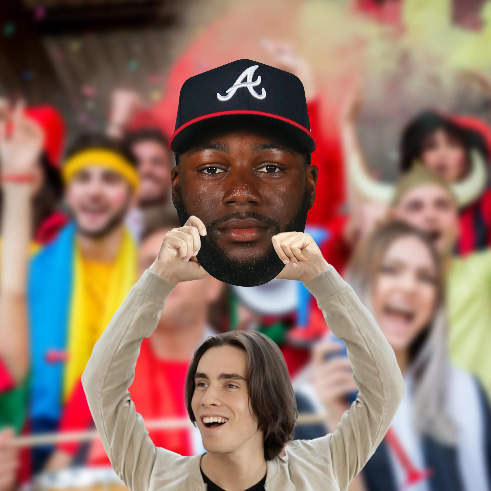Michael Harris II - Big Head - Official MLB - Atlanta Braves - Foam Core Cutout - Image 2
