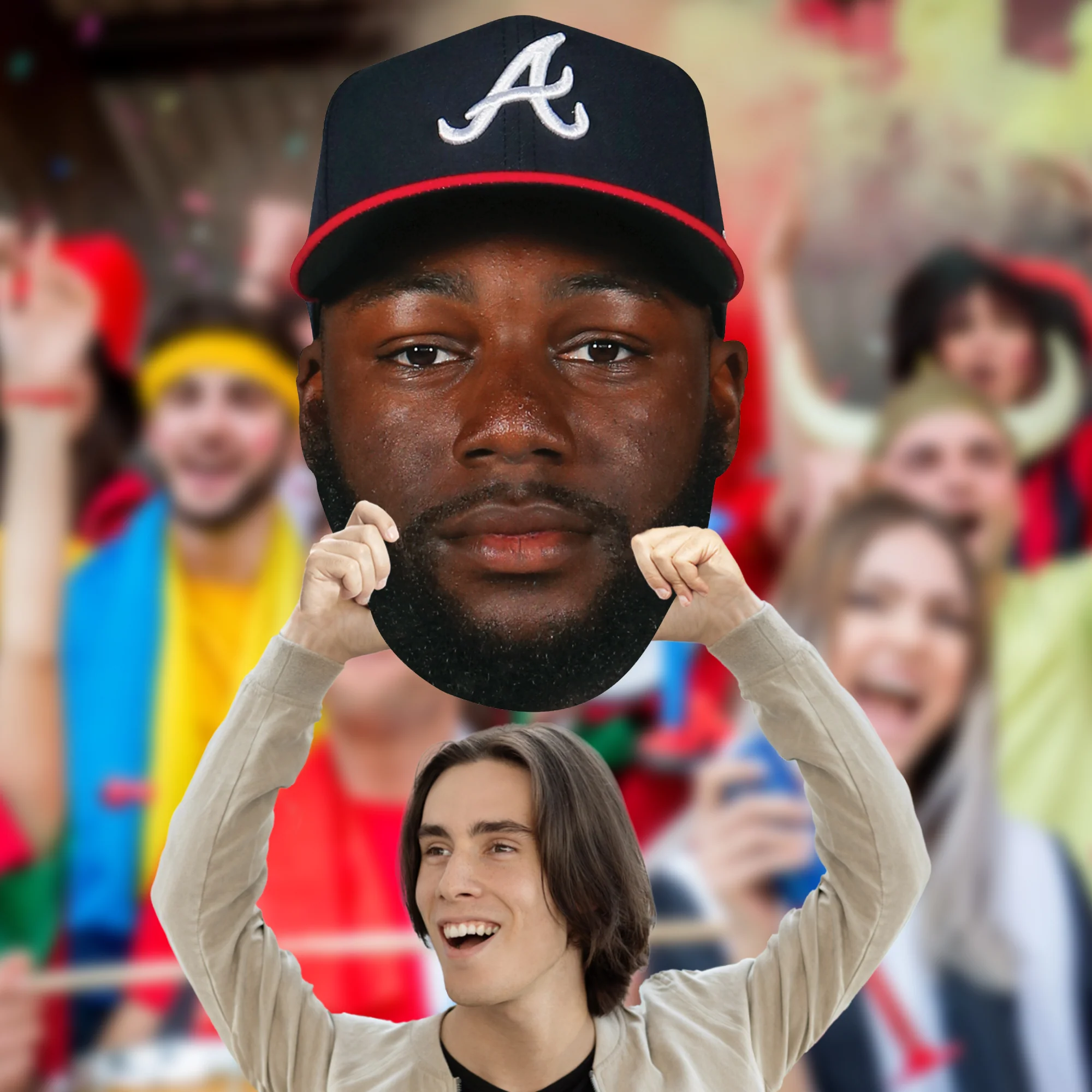 Michael Harris II - Big Head - Official MLB - Atlanta Braves - Foam Core Cutout - Image 4