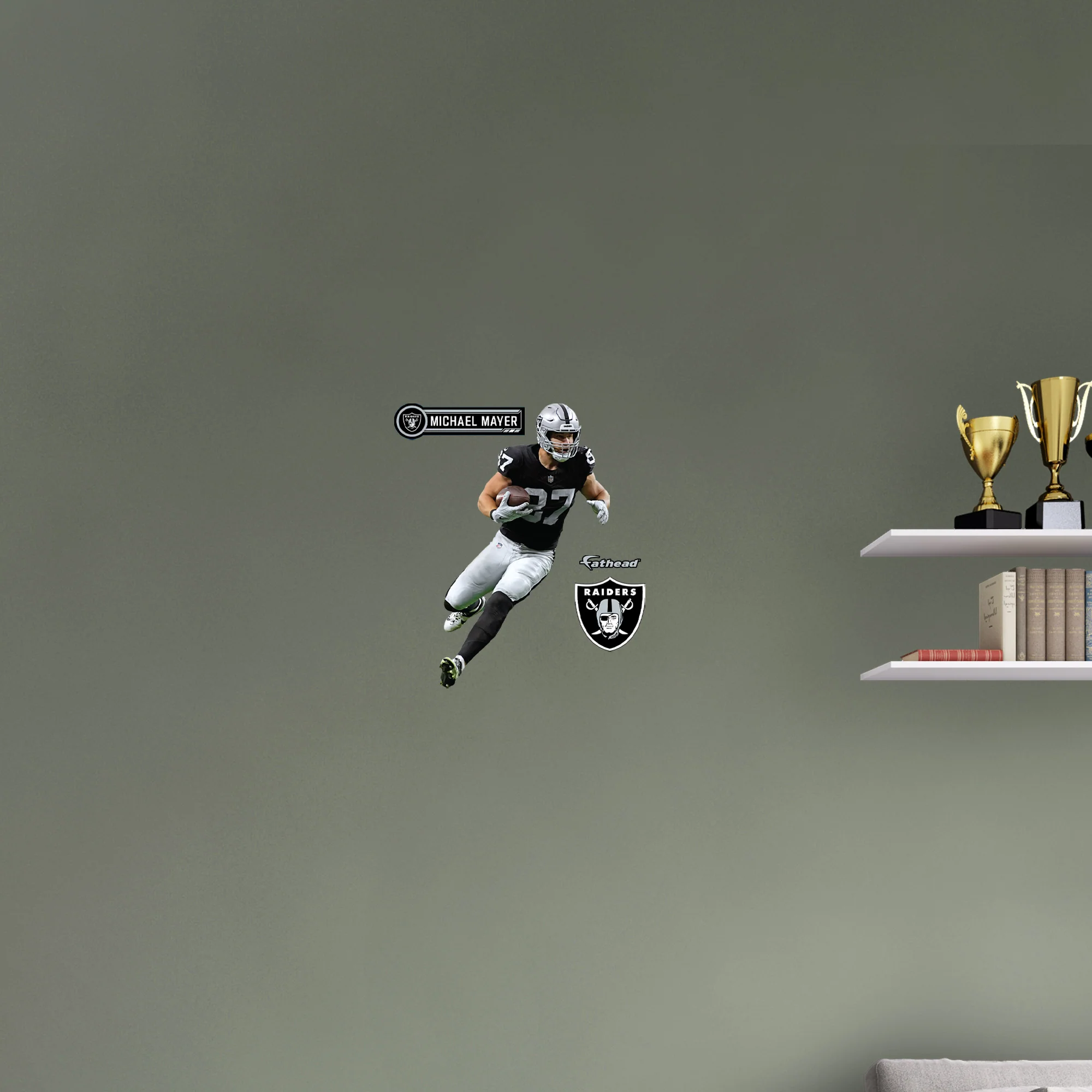 Michael Mayer - RealBig Collection - Official NFL - Las Vegas Raiders - Reusable Vinyl Wall Decals - Image 7