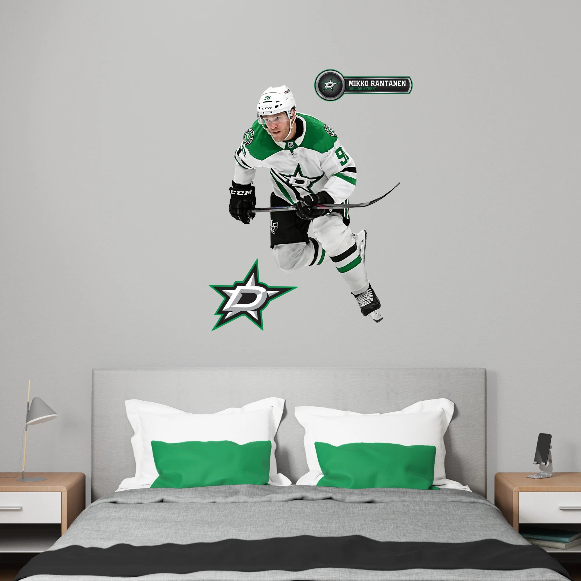 Mikko Rantanen - RealBig Collection - Official NHL - Dallas Stars - Reusable Vinyl Wall Decals - Image 4