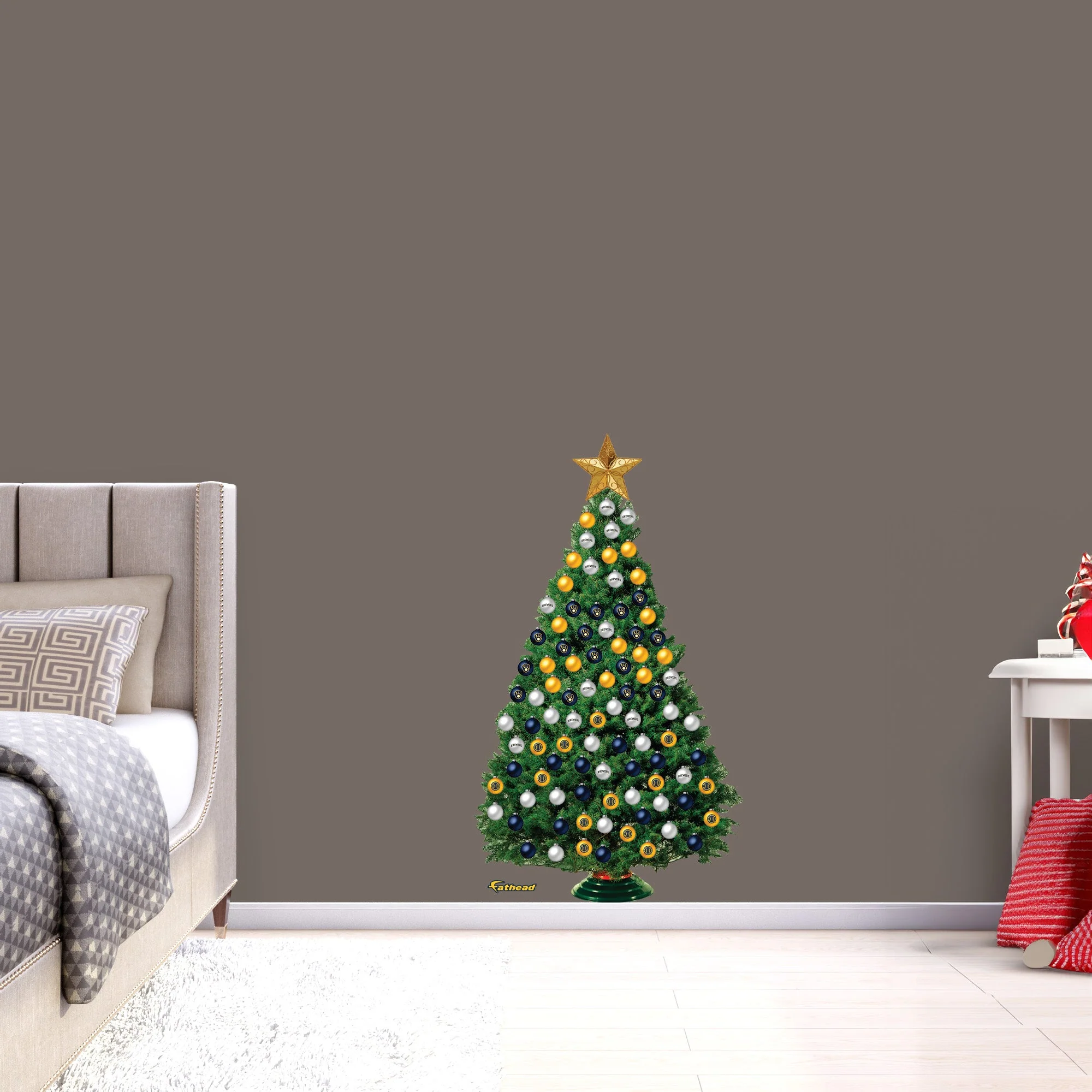 Milwaukee Brewers - Decorate Your Own Christmas Tree - Official MLB - Reusable Vinyl Wall Decals - Image 3