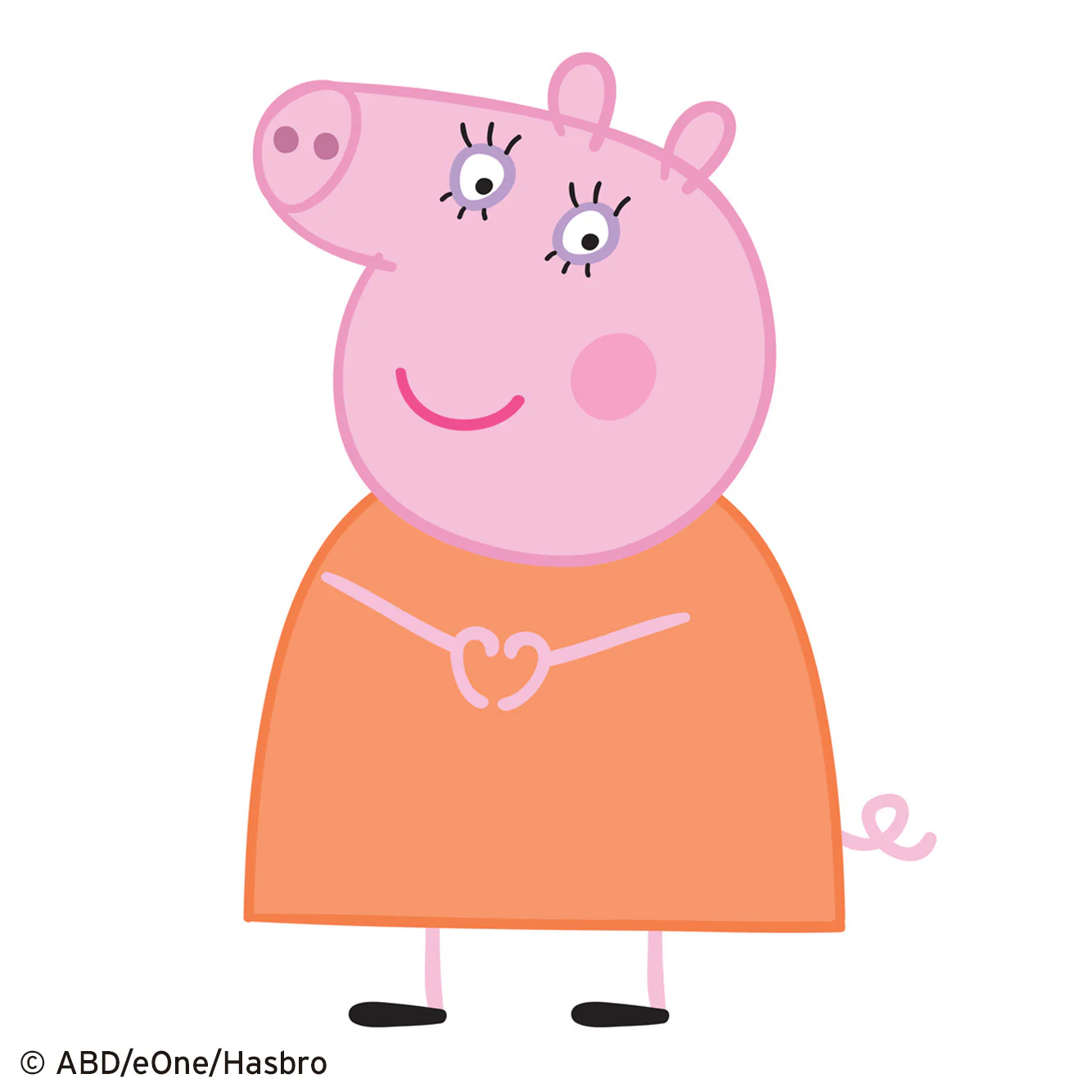 Mummy Pig - Peppa Pig - RealBig Collection - Official Hasbro - Reusable Vinyl Wall Decals - Image 6