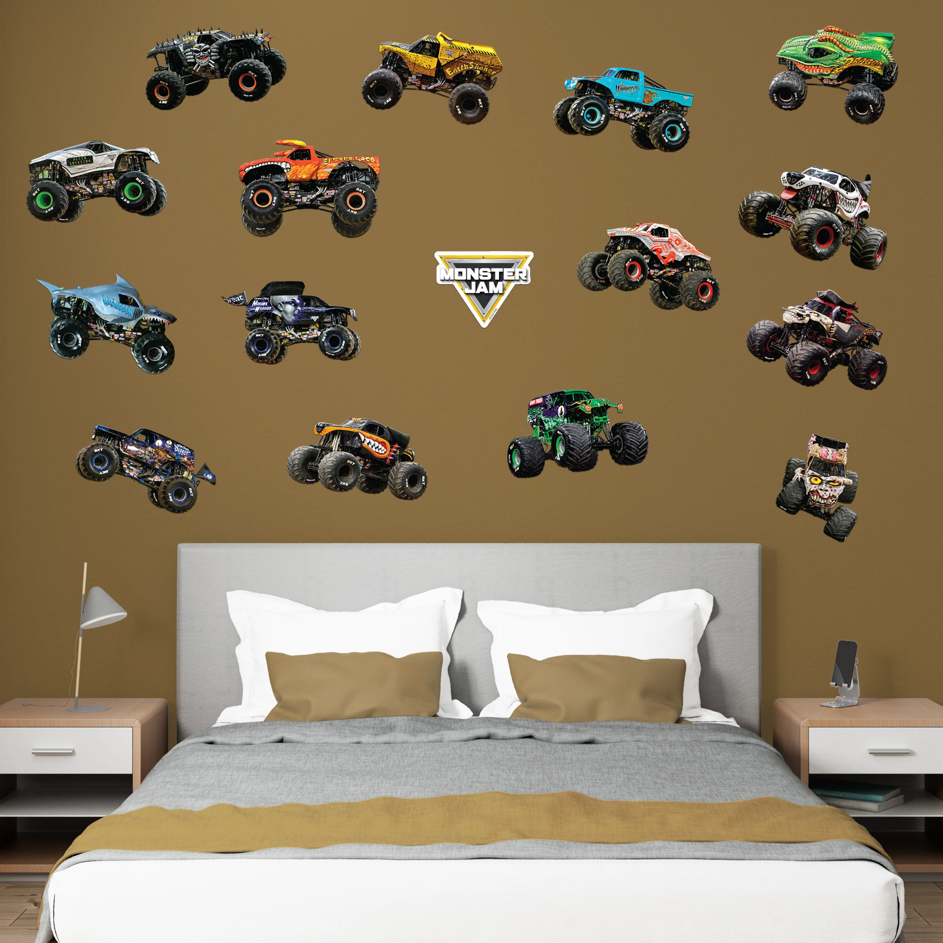 Monster Jam Trucks - RealBig Collection - Official Monster Jam - Reusable Vinyl Wall Decals - Image 3