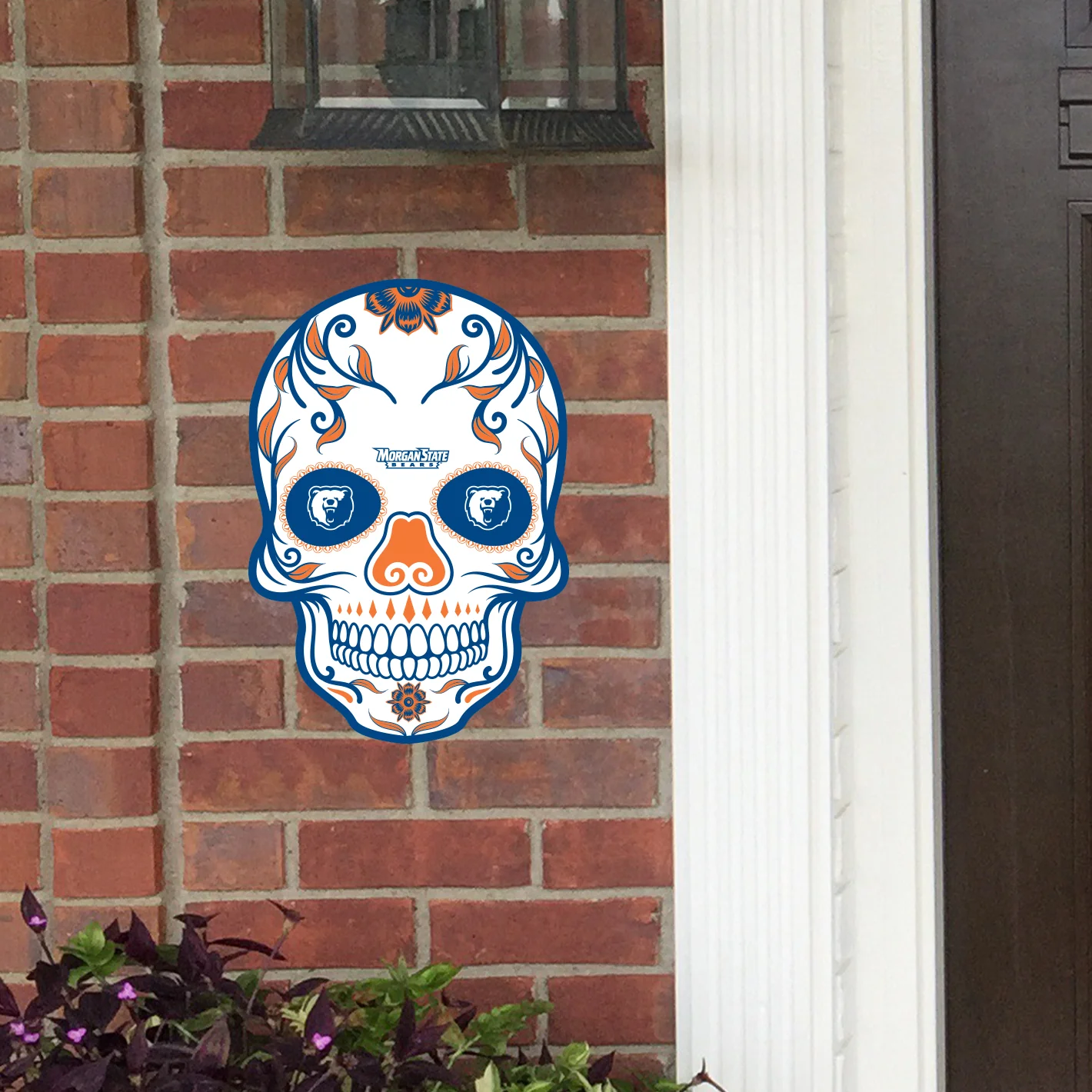 Morgan State Bears - Sugar Skull Logo - Outdoor Wall Decals - Official NCAA - Scratch Resistant Alumigraphics Smooth - Image 4