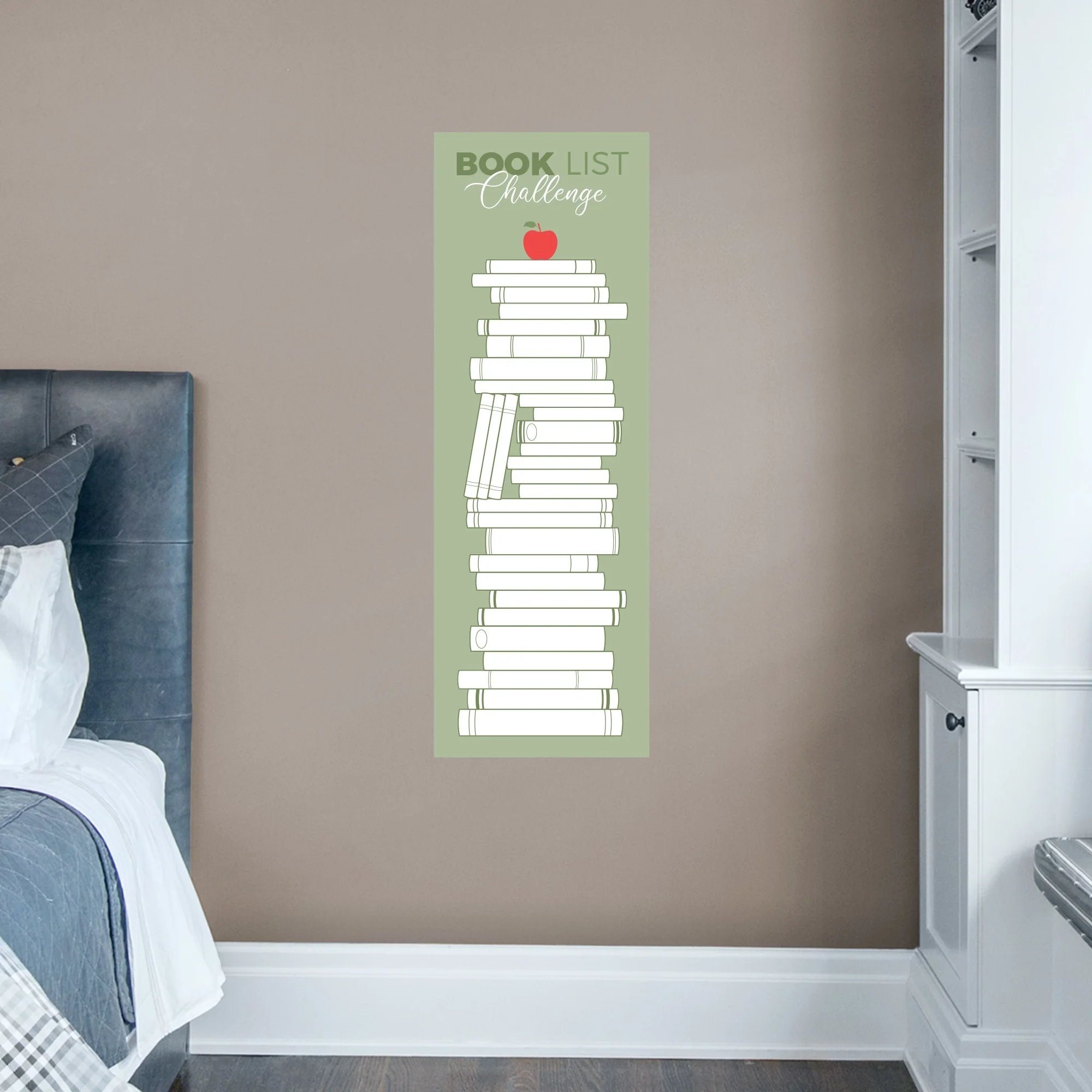 Book List Challenge - Removable Dry Erase Vinyl Decal - Image 2
