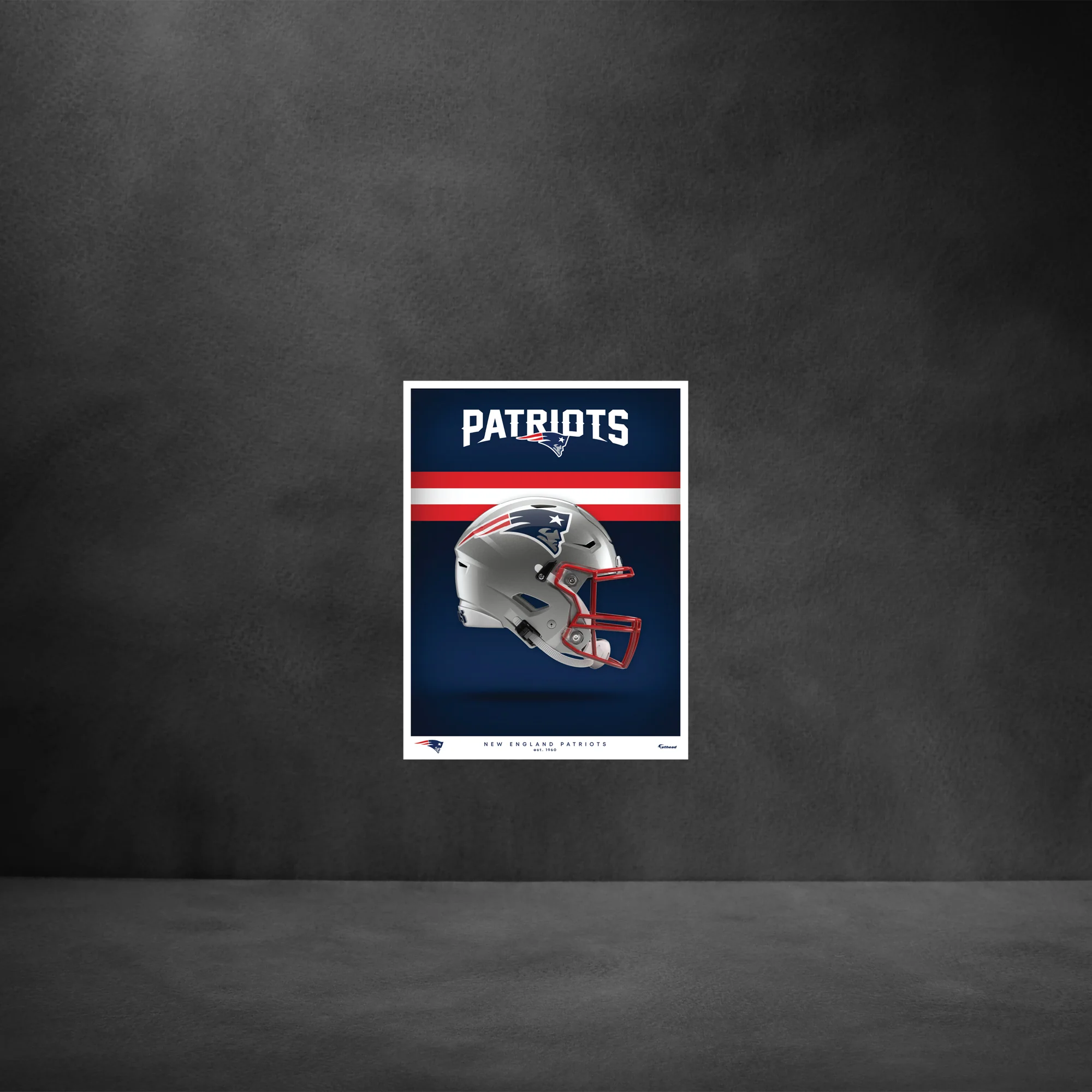 New England Patriots - Helmet Series - Peel & Stick Poster - Official NFL - Reusable Vinyl Wall Decal - Image 7