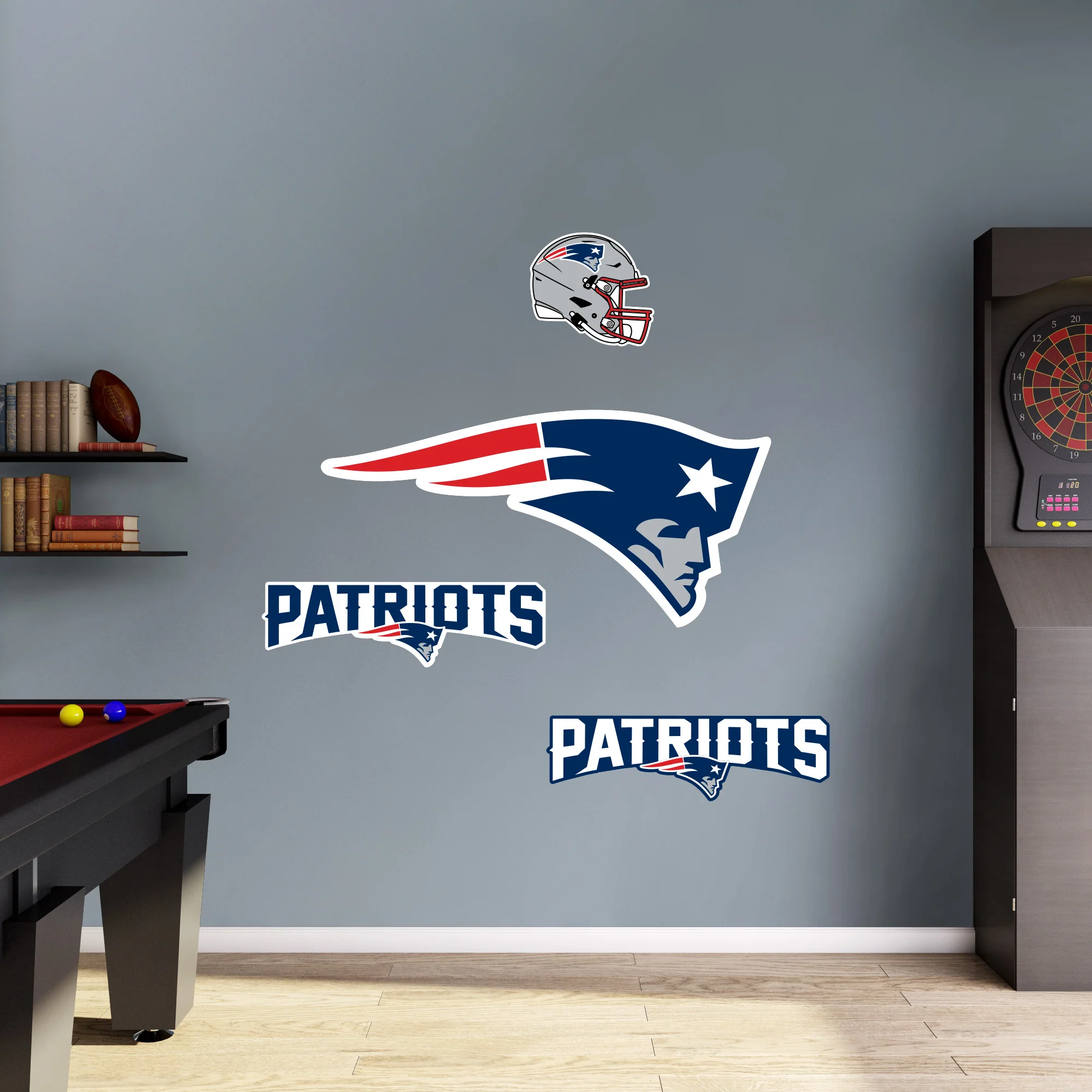 New England Patriots - RealBig Logo Collection - Official NFL - Reusable Vinyl Wall Decals #2