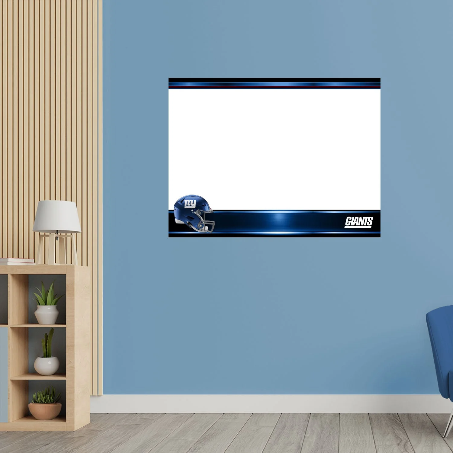 New York Giants - Helmet - Dry Erase Whiteboard - Official NFL - Reusable Vinyl Wall Decal - Image 11