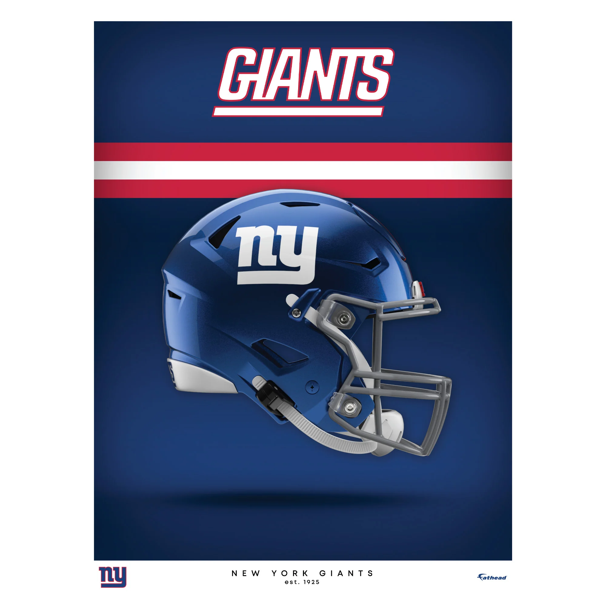 New York Giants - Helmet Series - Peel & Stick Poster - Official NFL - Reusable Vinyl Wall Decal - Image 8