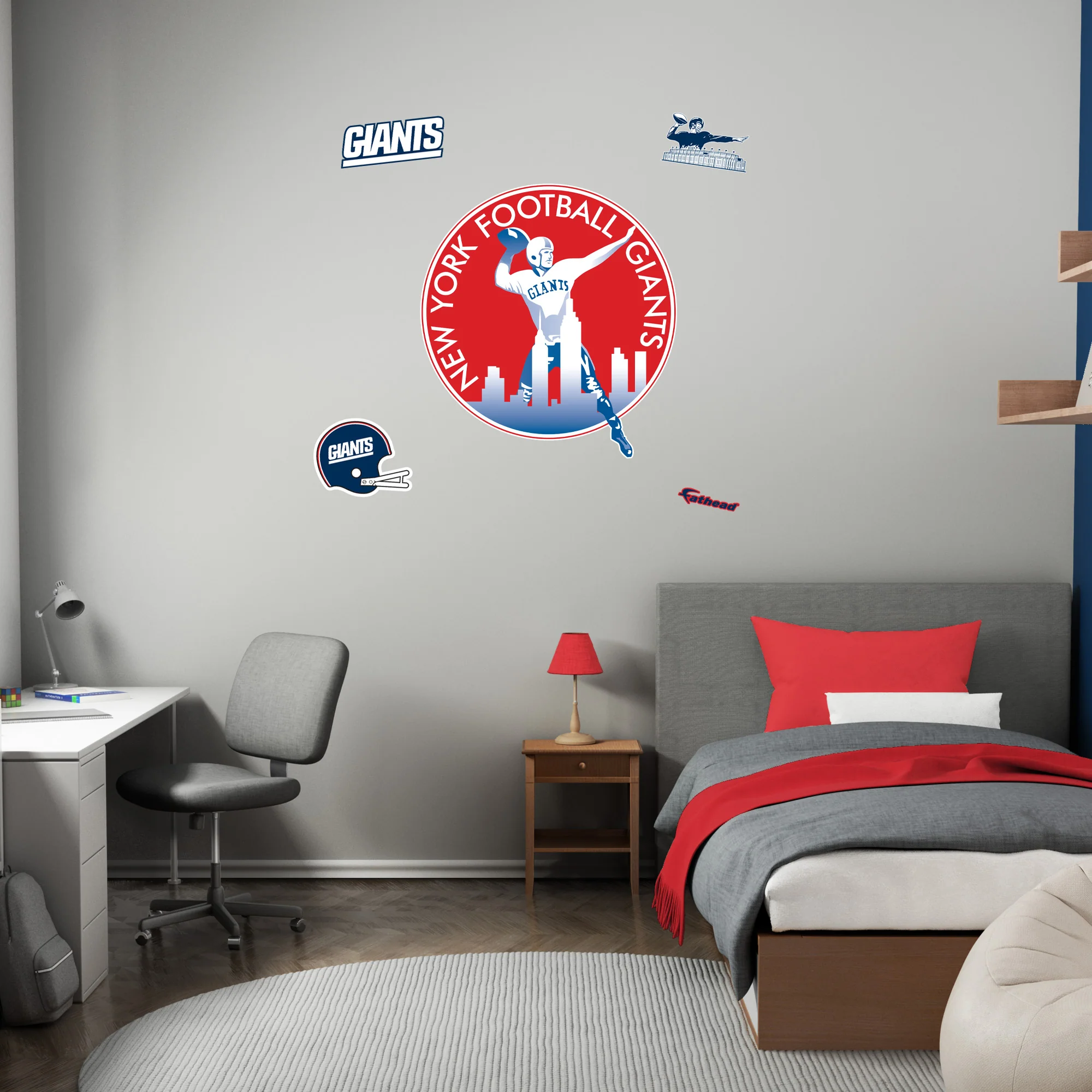 New York Giants - RealBig Classic Logo Collection - Official NFL - Reusable Vinyl Wall Decals - Image 4