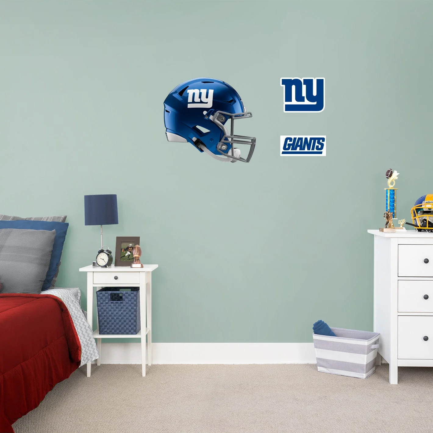 New York Giants - RealBig Helmet Collection - Official NFL - Reusable Vinyl Wall Decals #2 - Image 3