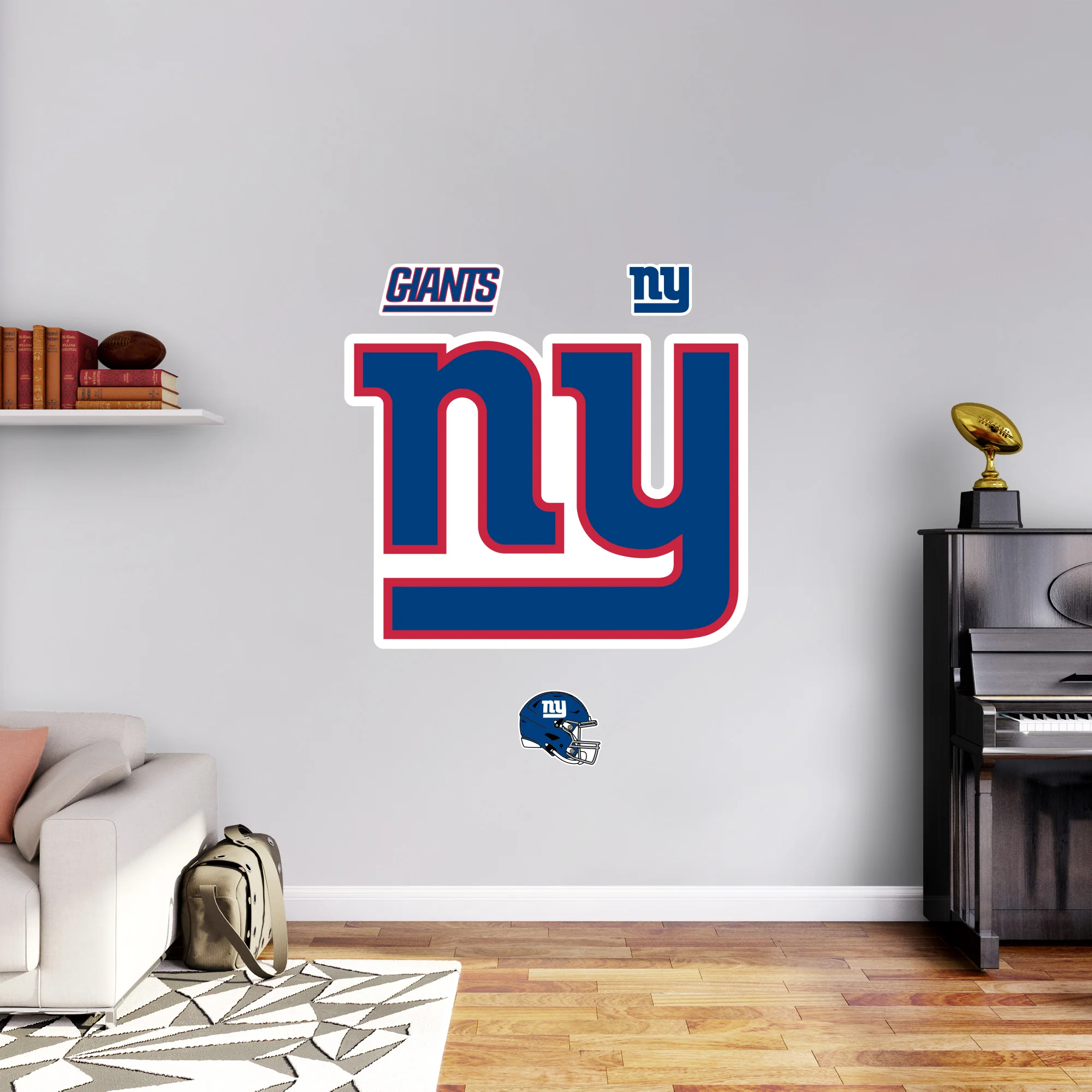 New York Giants - RealBig Logo Collection - Official NFL - Reusable Vinyl Wall Decals #2 - Image 3